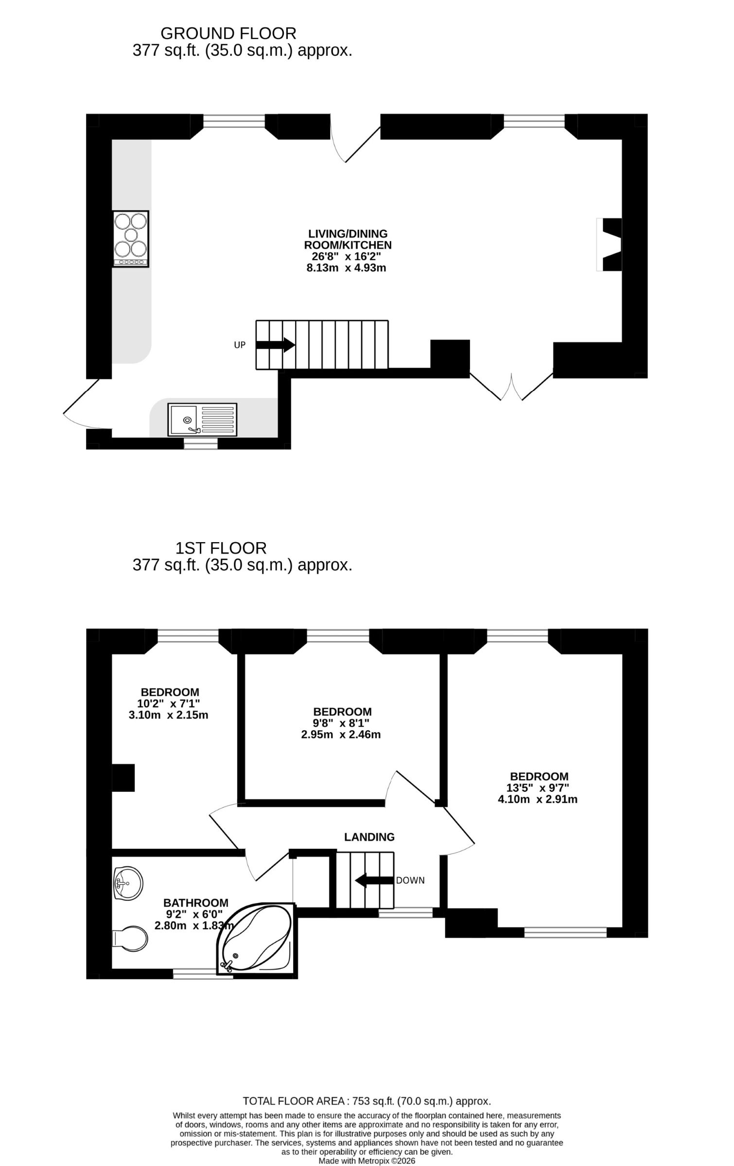 Barnwood Cottage, Churchtown, Helston floorplan