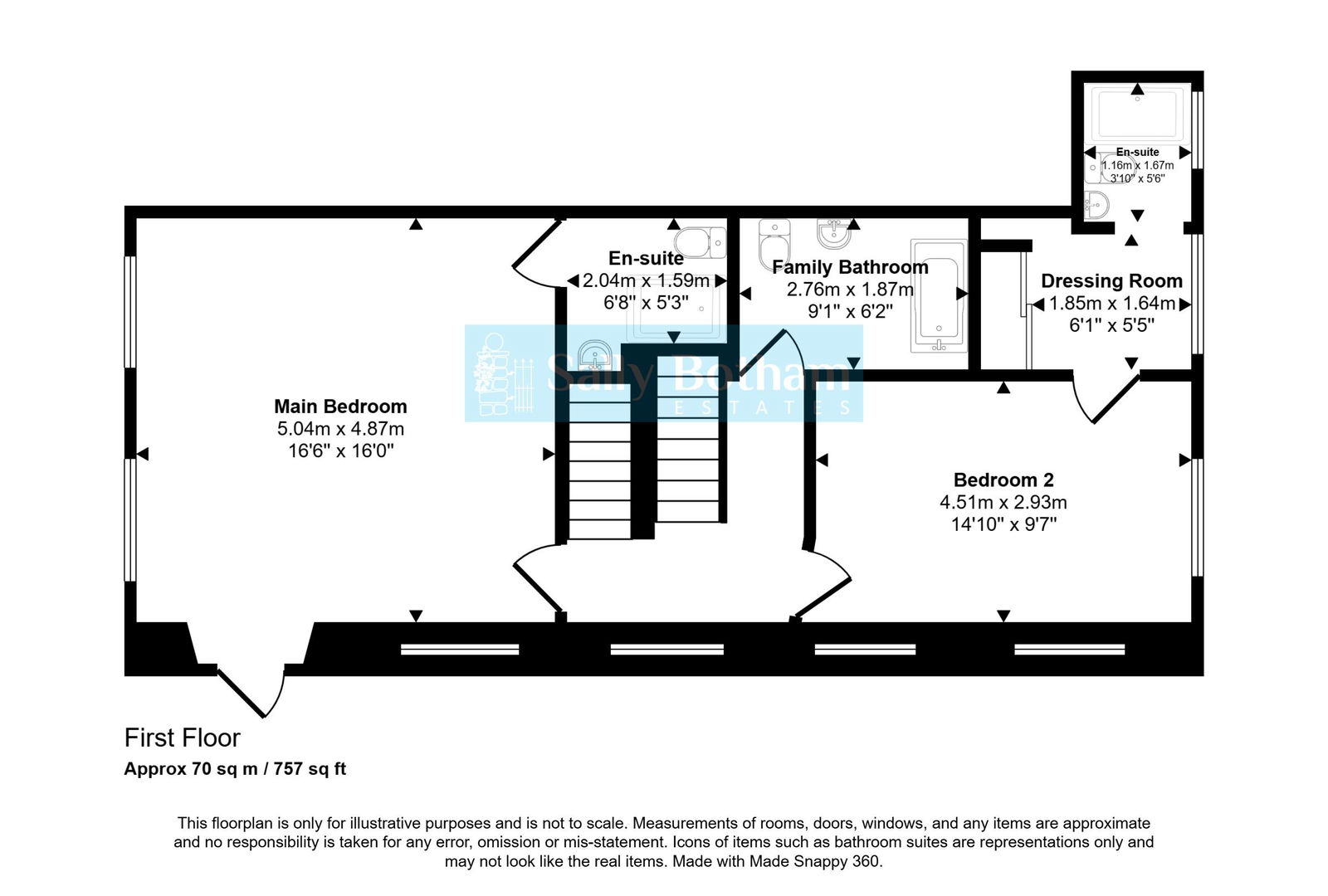 Overton Hall,East Wing, Overton, Chesterfield floorplan
