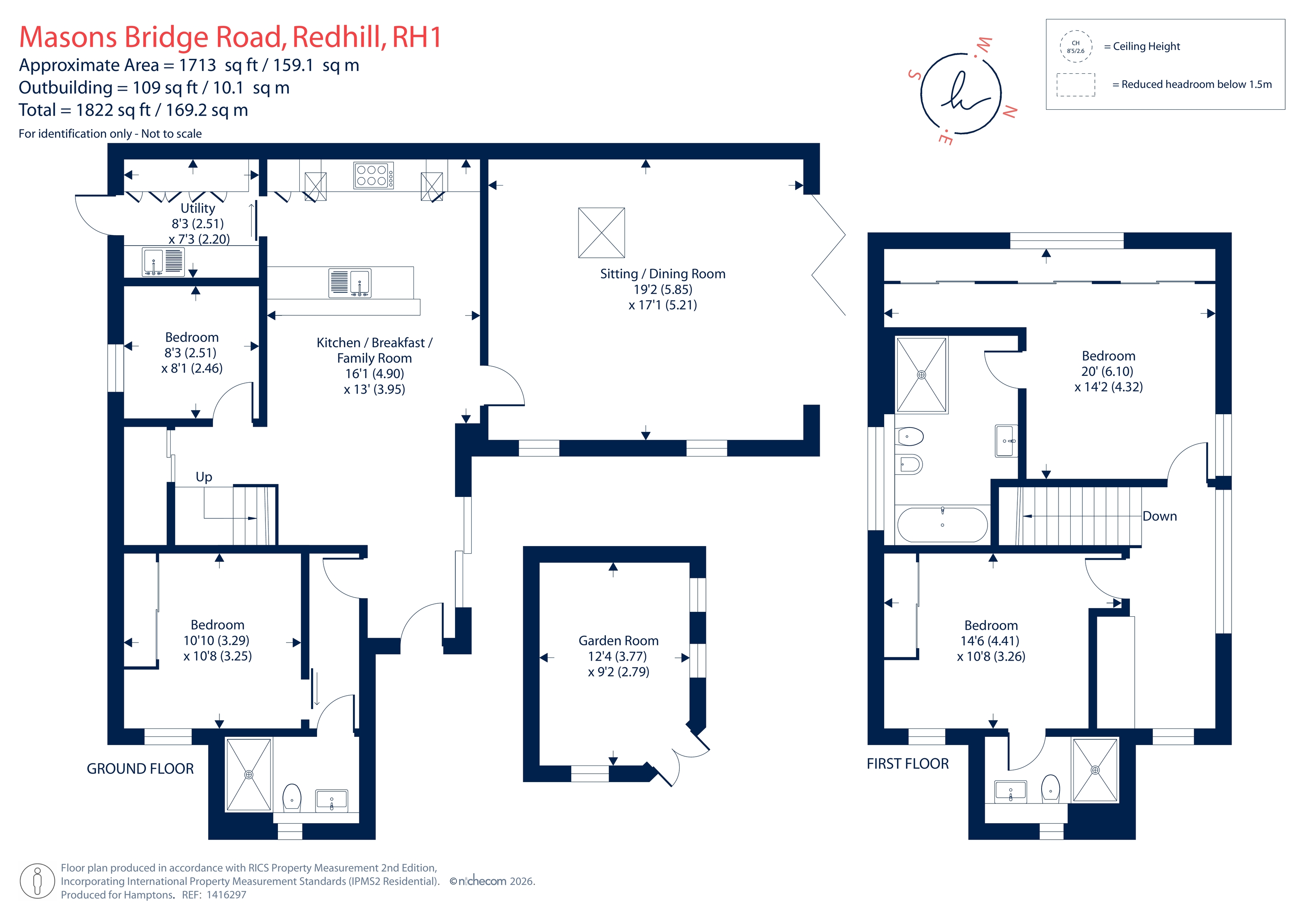 Hedgehog Gate, 74b, Masons Bridge Road, Redhill floorplan