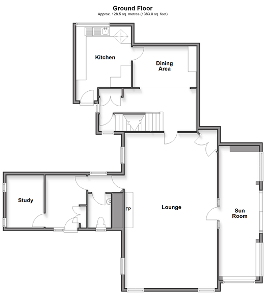 Rook Lane, Chaldon floorplan