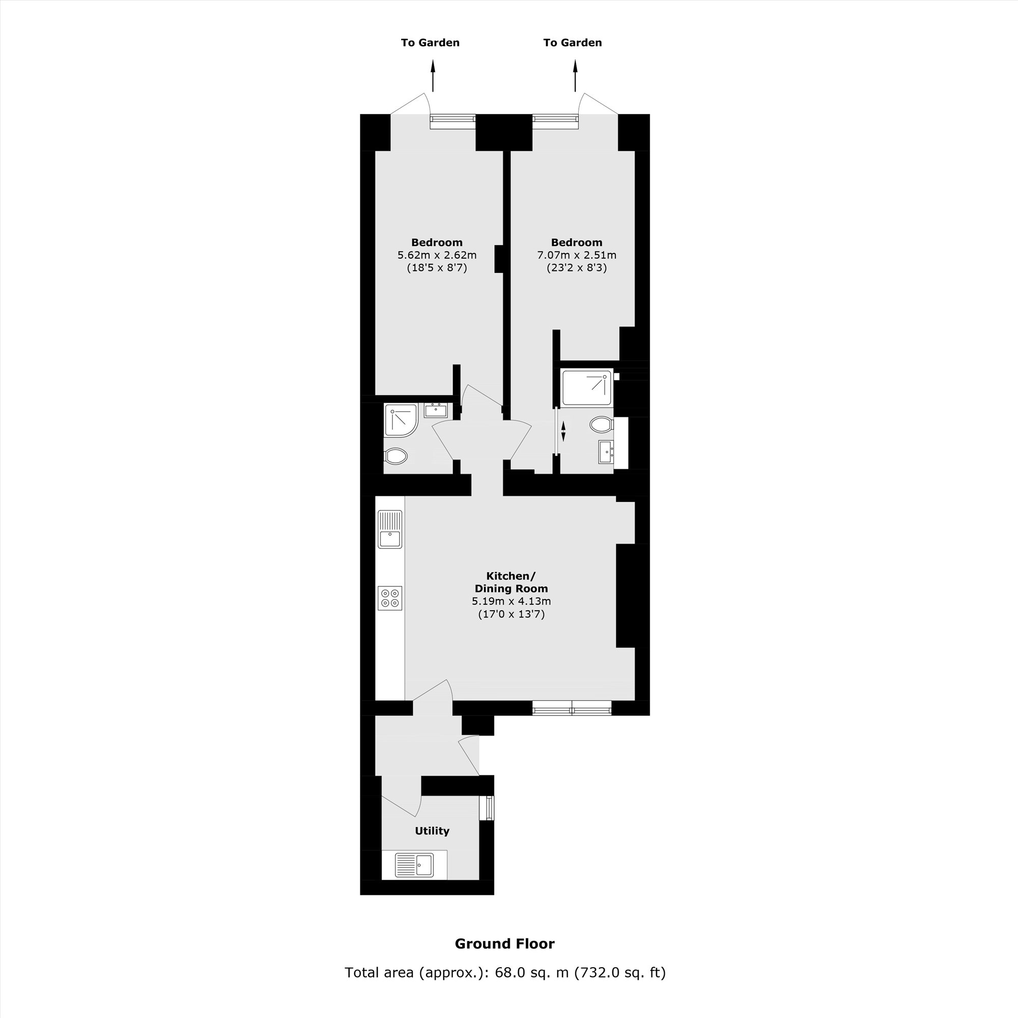 Avonmore Road, London floorplan