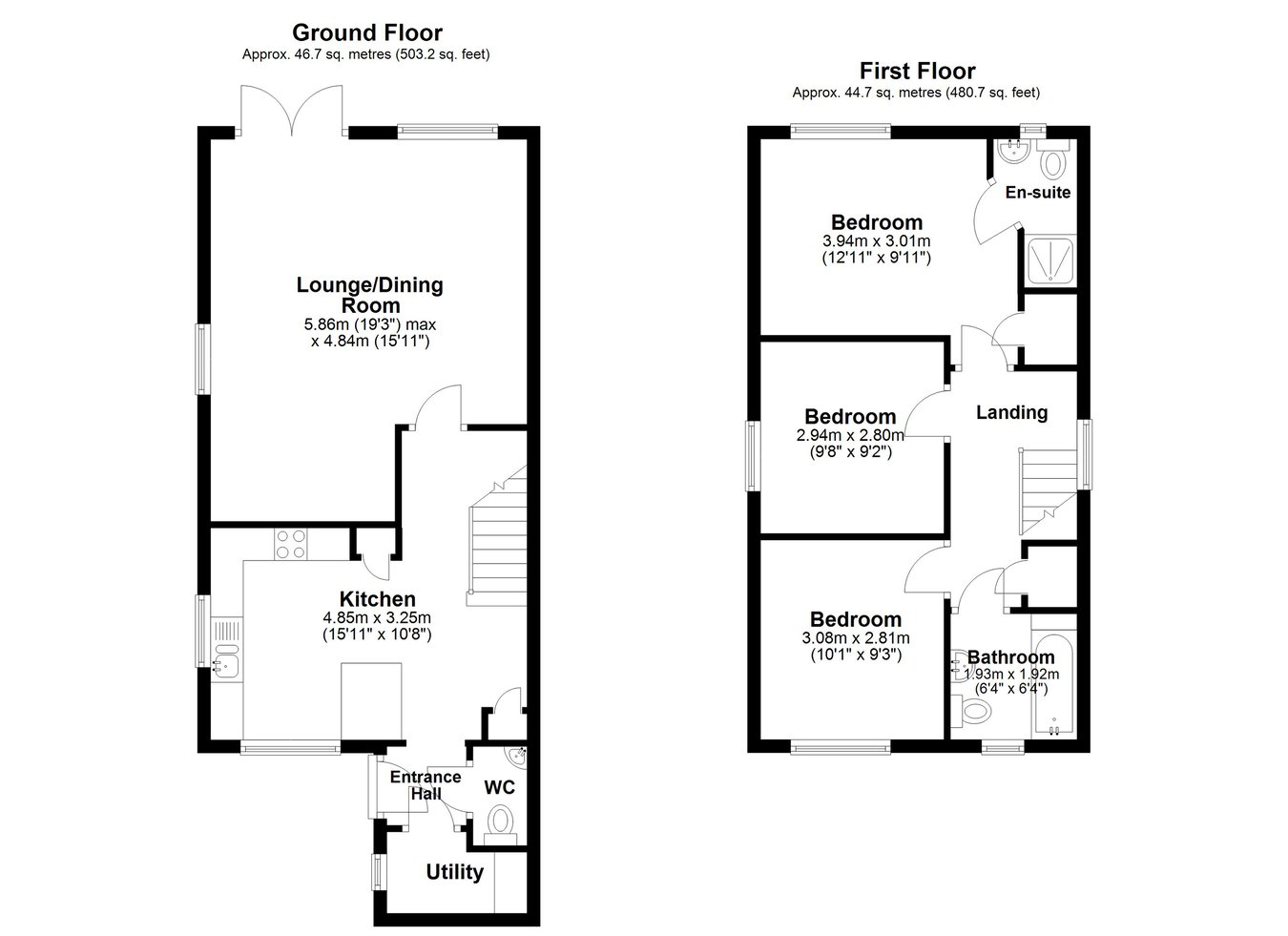 2 Hope Gardens, Canterbury Road, Dover floorplan