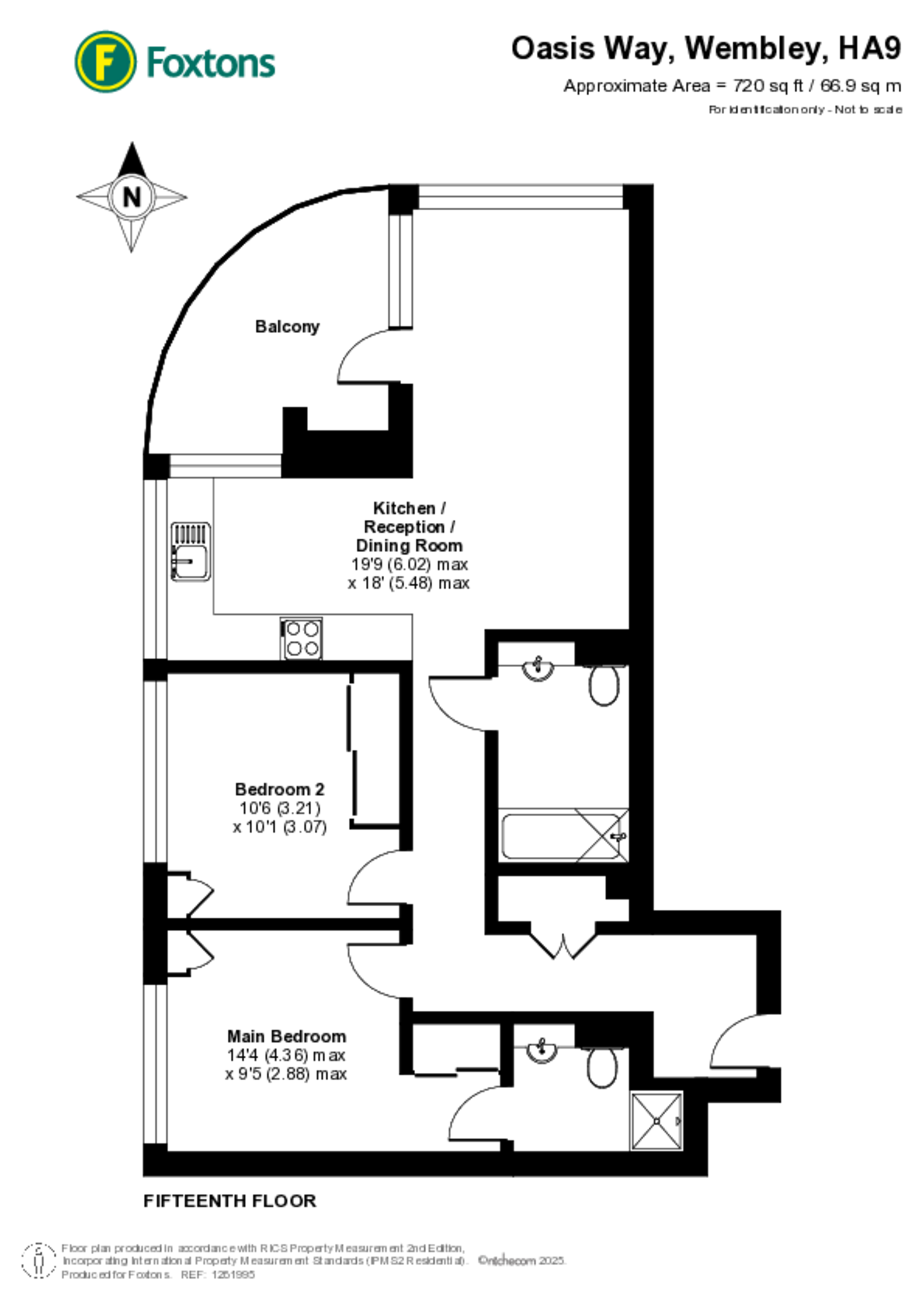 b2rc5267444, UNCLE Wembley, Wembley floorplan