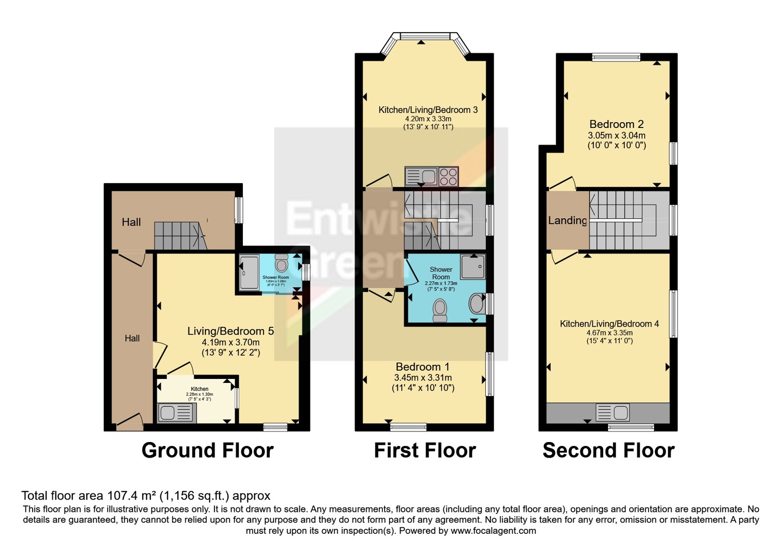 Rear Of 25,, Dean Street, Lancashire floorplan