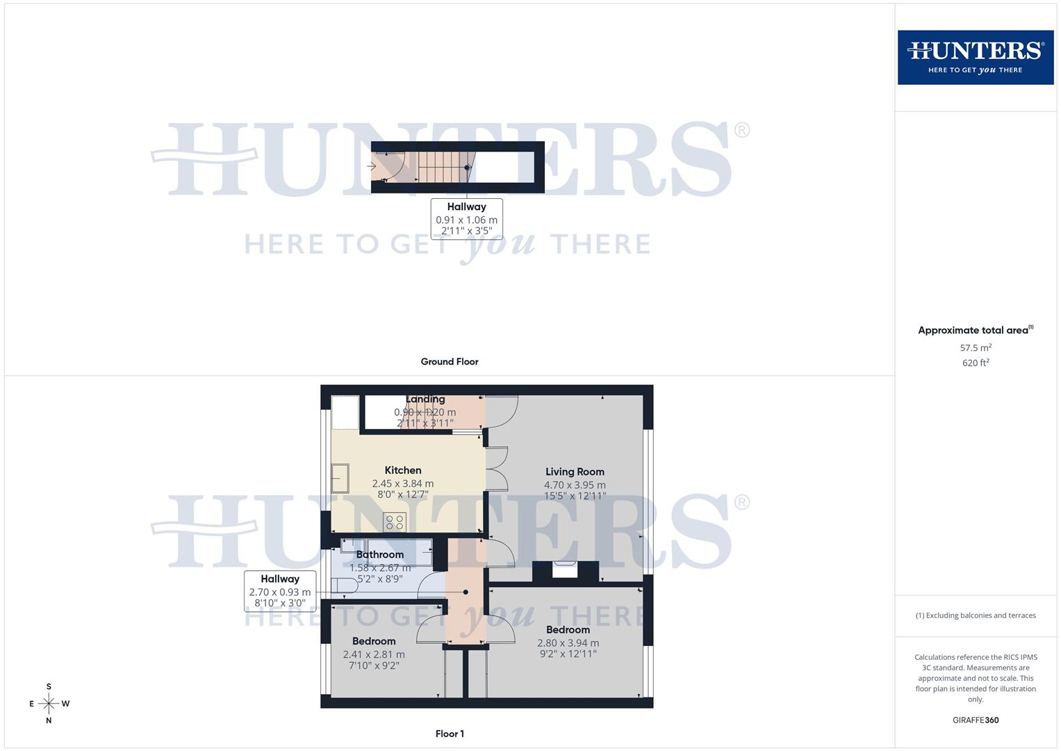 16, Church Road, Consett floorplan