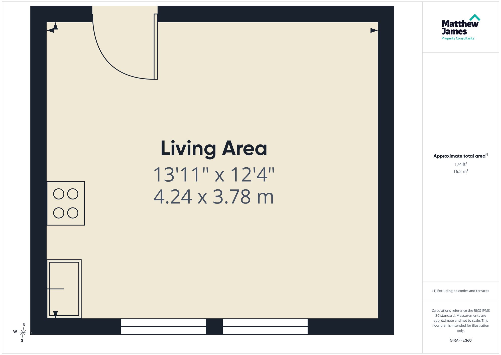 Flat 12, 26 Wellesley Road, Colchester, Colchester floorplan