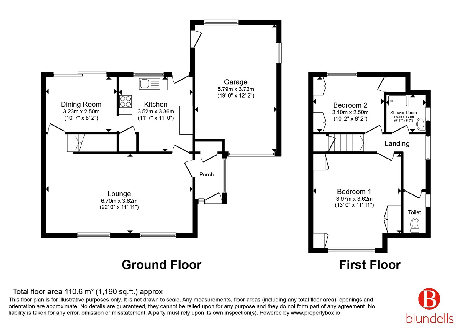 17, Bowman Close, South Yorkshire floorplan