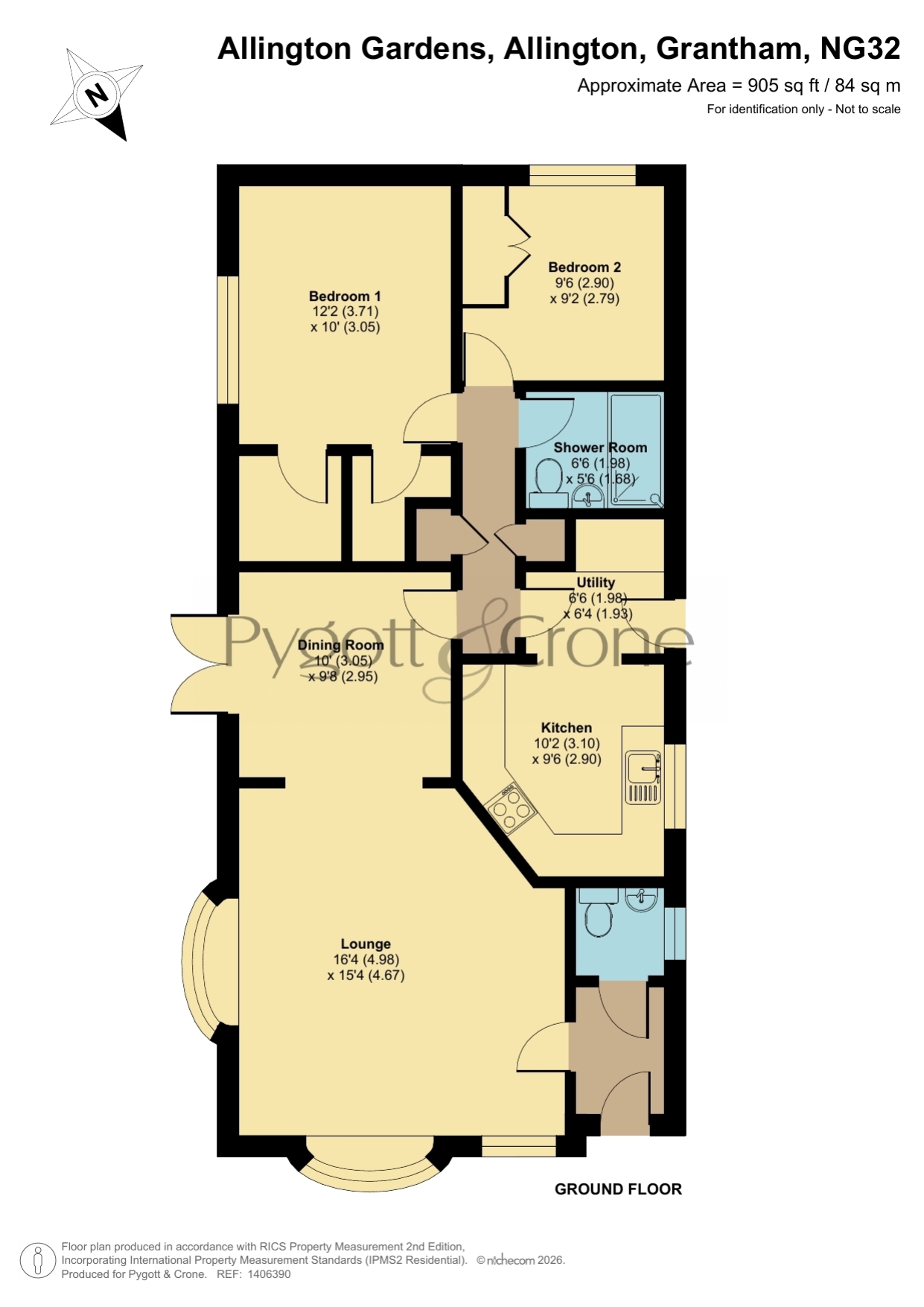 10, Meadow View Allington Gardens, Grantham floorplan