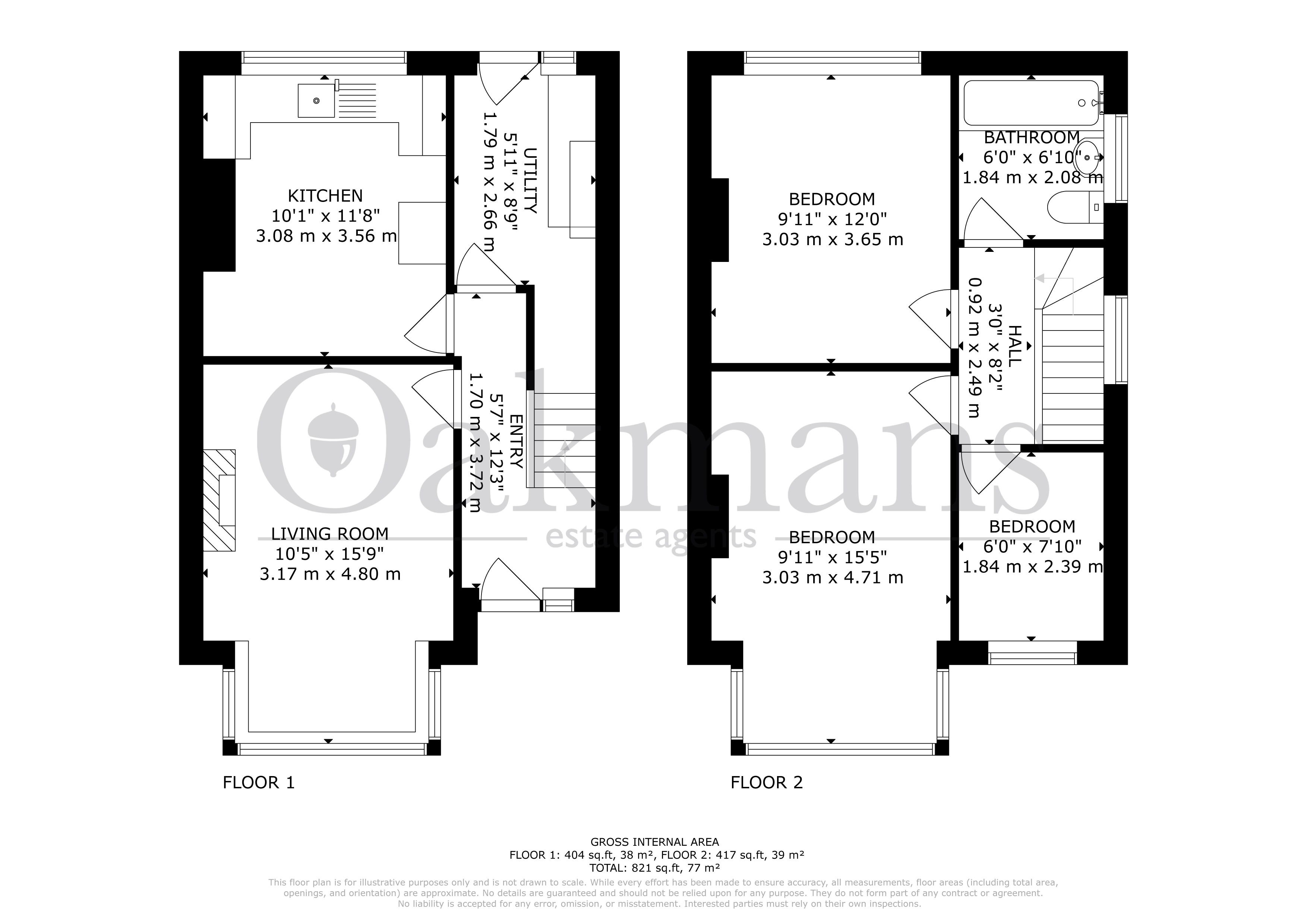 63, BROUGHTON CRESCENT, BIRMINGHAM floorplan