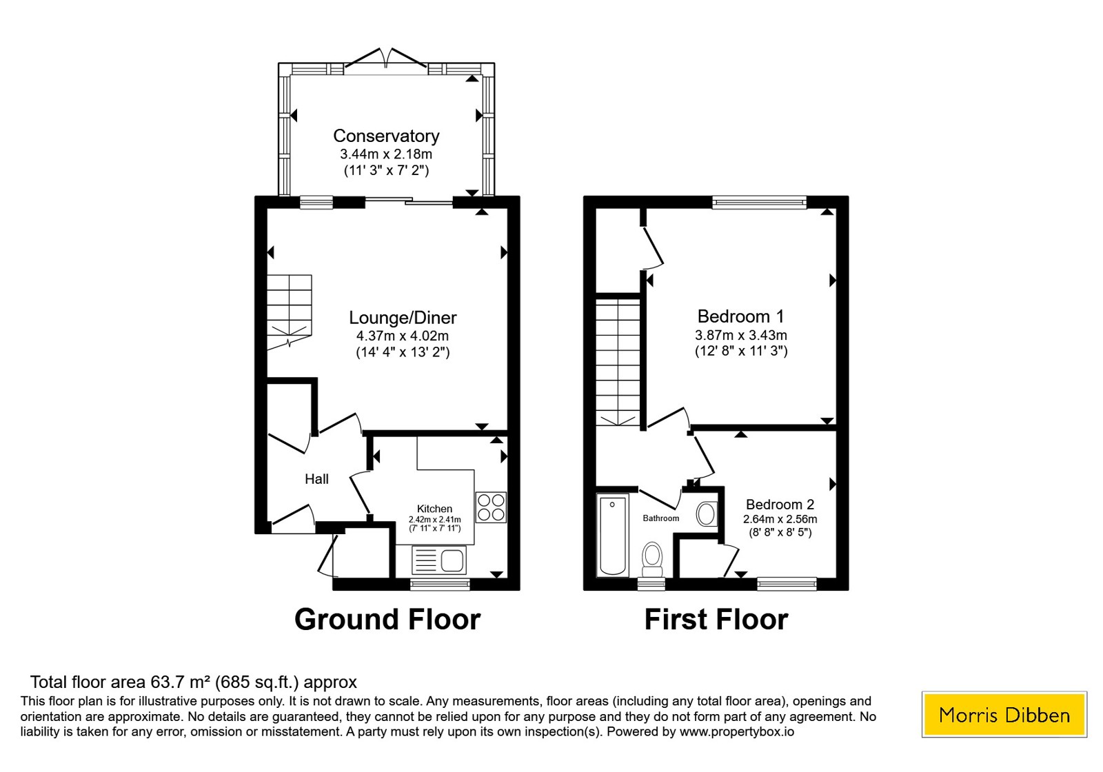 6, Burley Close, Eastleigh floorplan