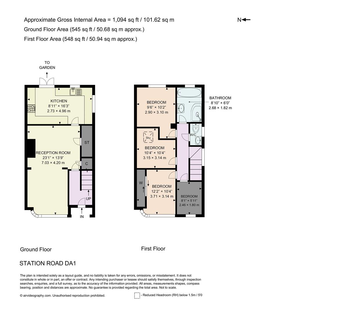 203, Station Road, Dartford floorplan