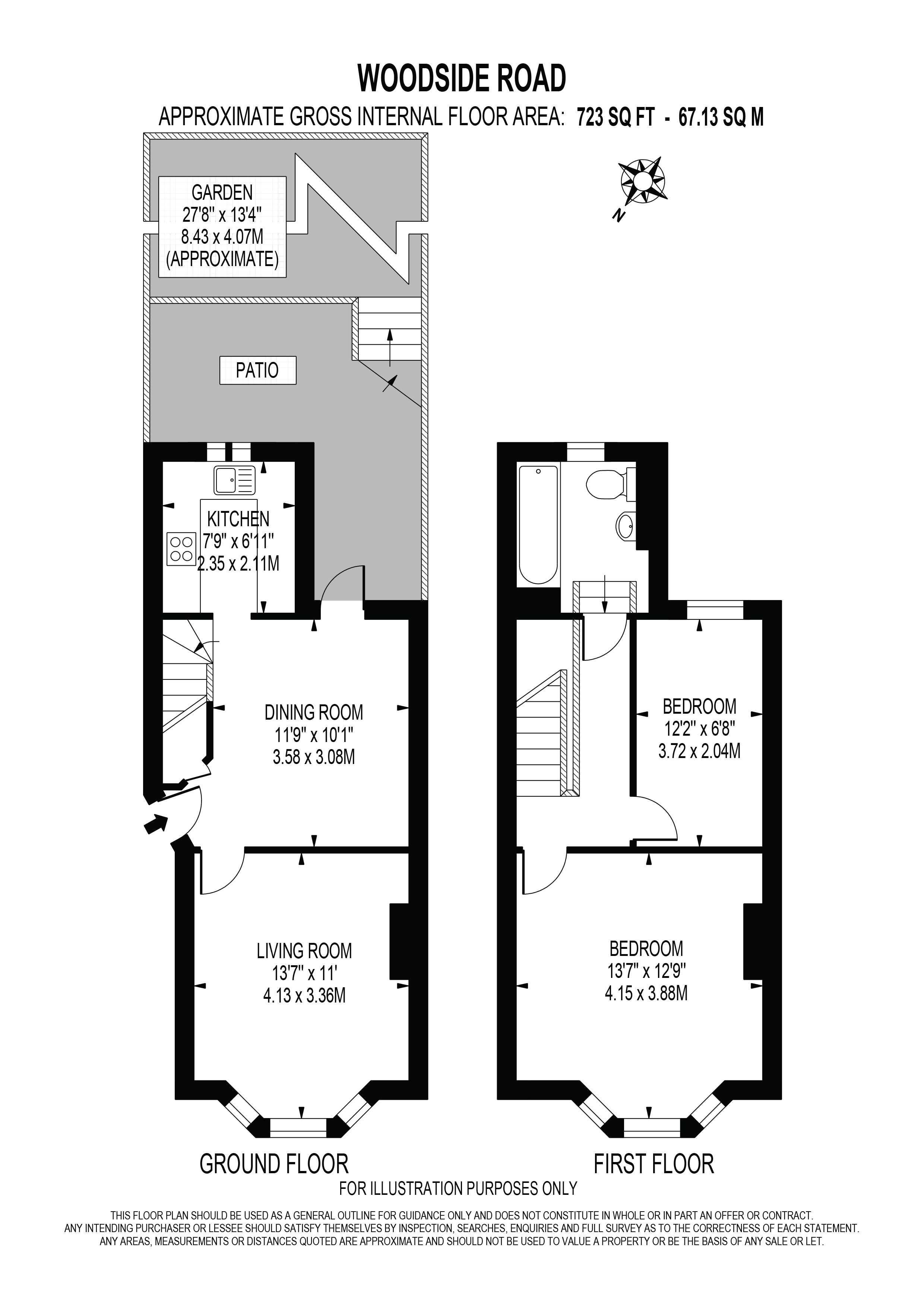 83A, Woodside Road, London floorplan