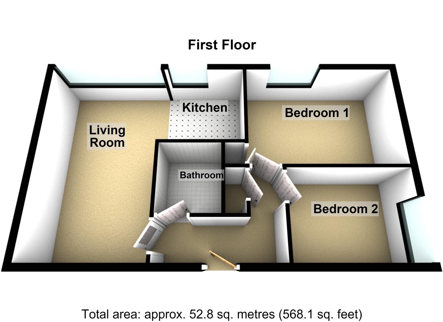 37, Boston Court, Newcastle Upon Tyne floorplan
