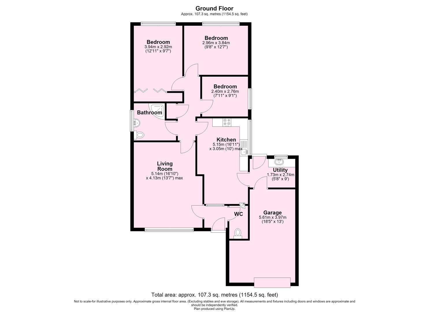 8, Woodleigh Close, York floorplan