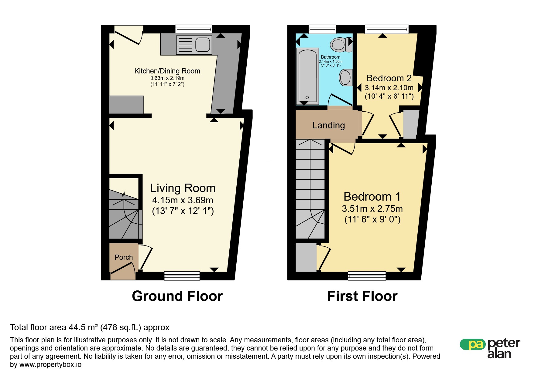 8, Industrial Terrace, Merthyr Tydfil floorplan