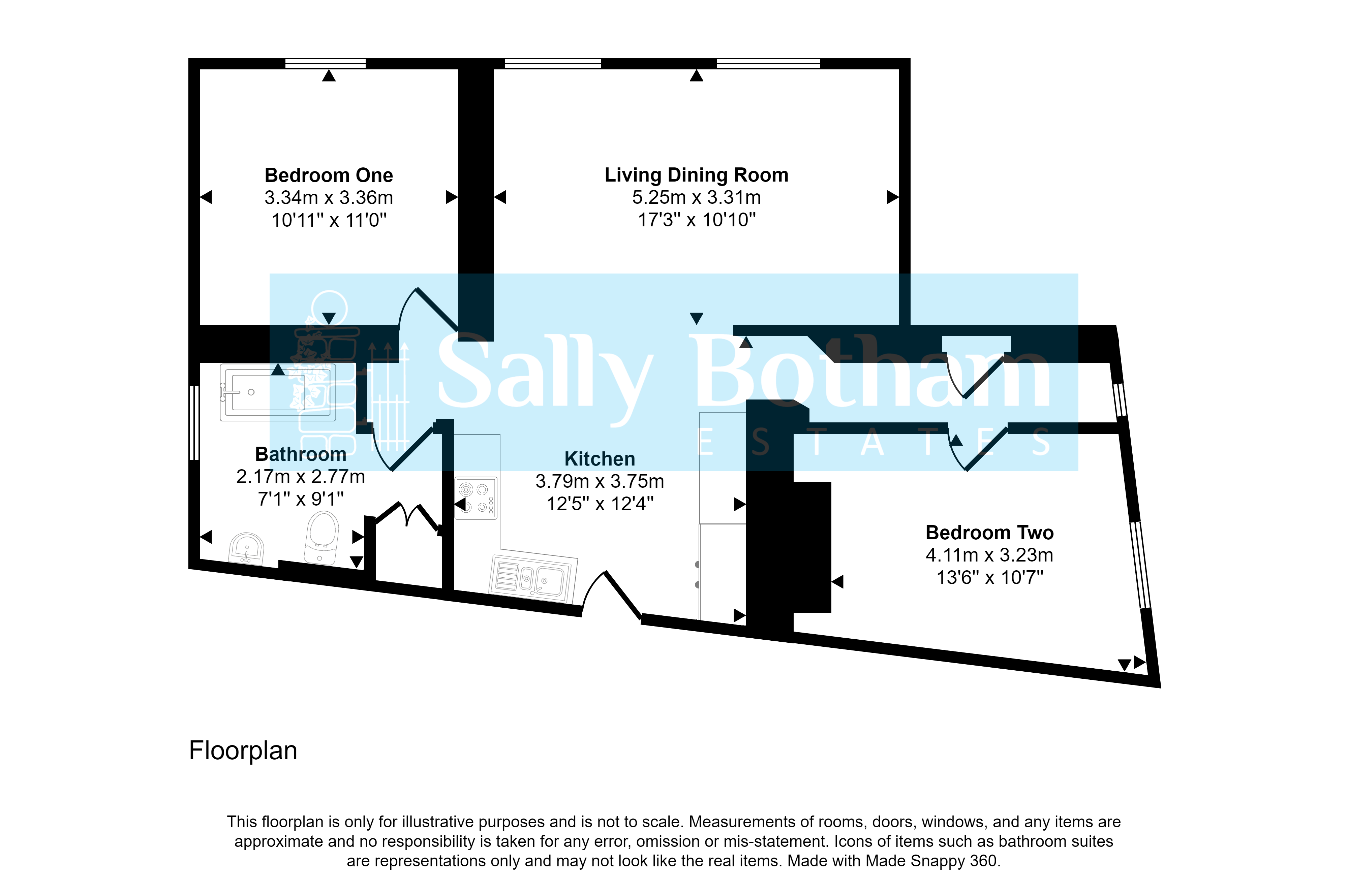 72, Rutland Street, Matlock floorplan