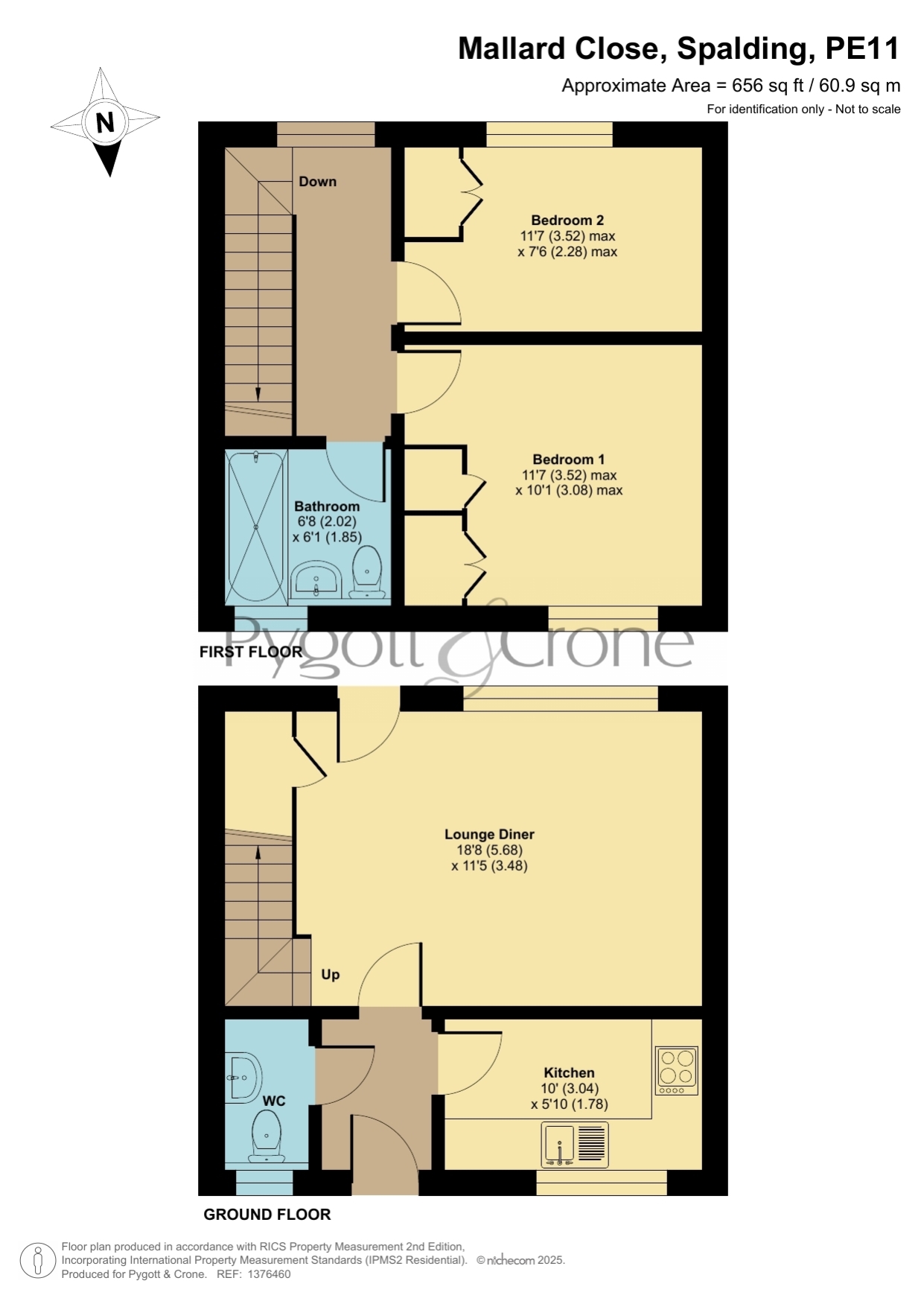 9, Mallard Close, Spalding floorplan