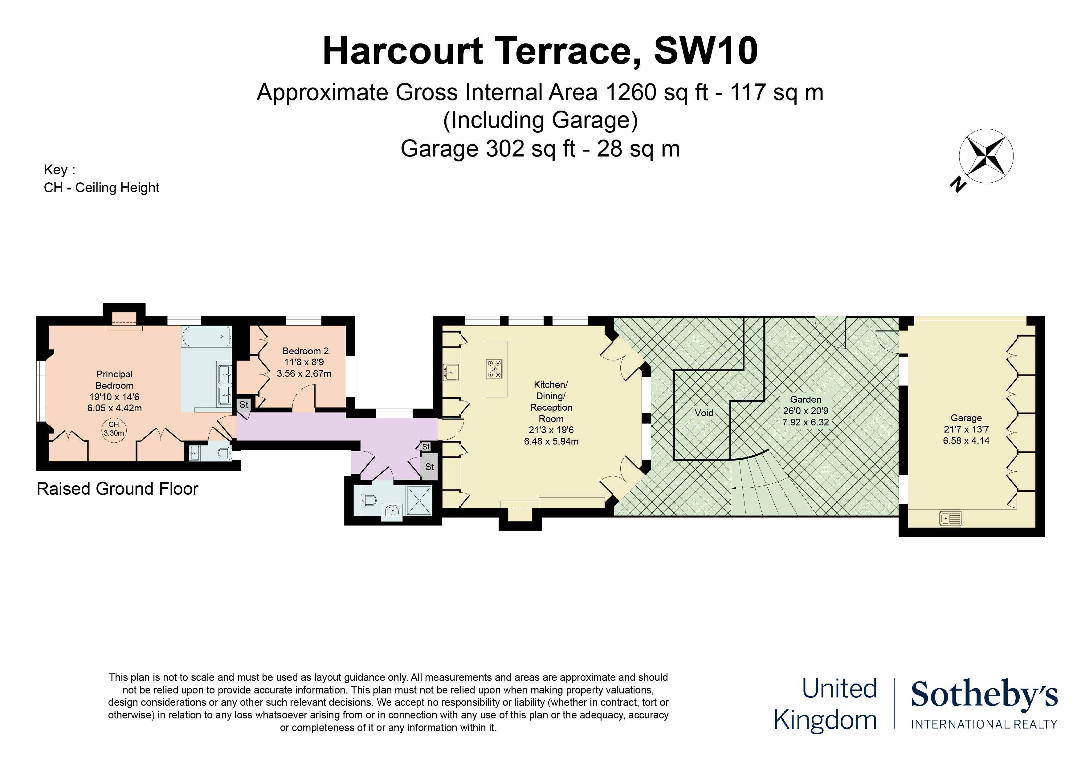 4, Harcourt Terrace, London floorplan