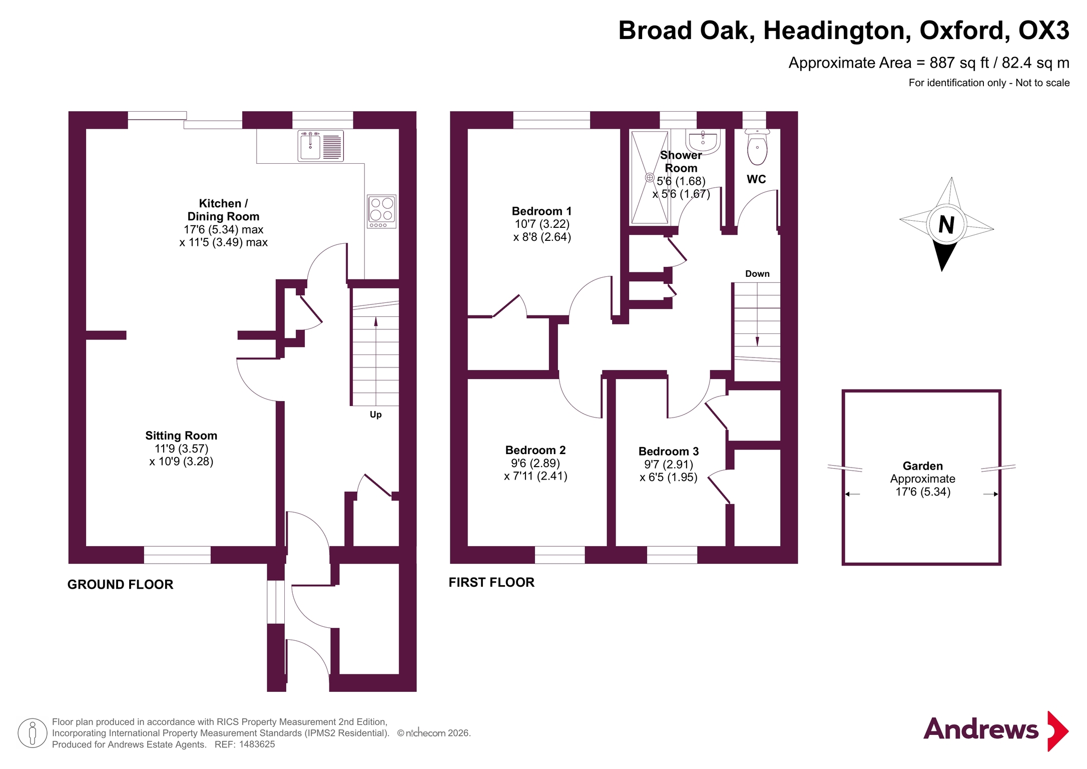 28, Broad Oak, Oxford floorplan