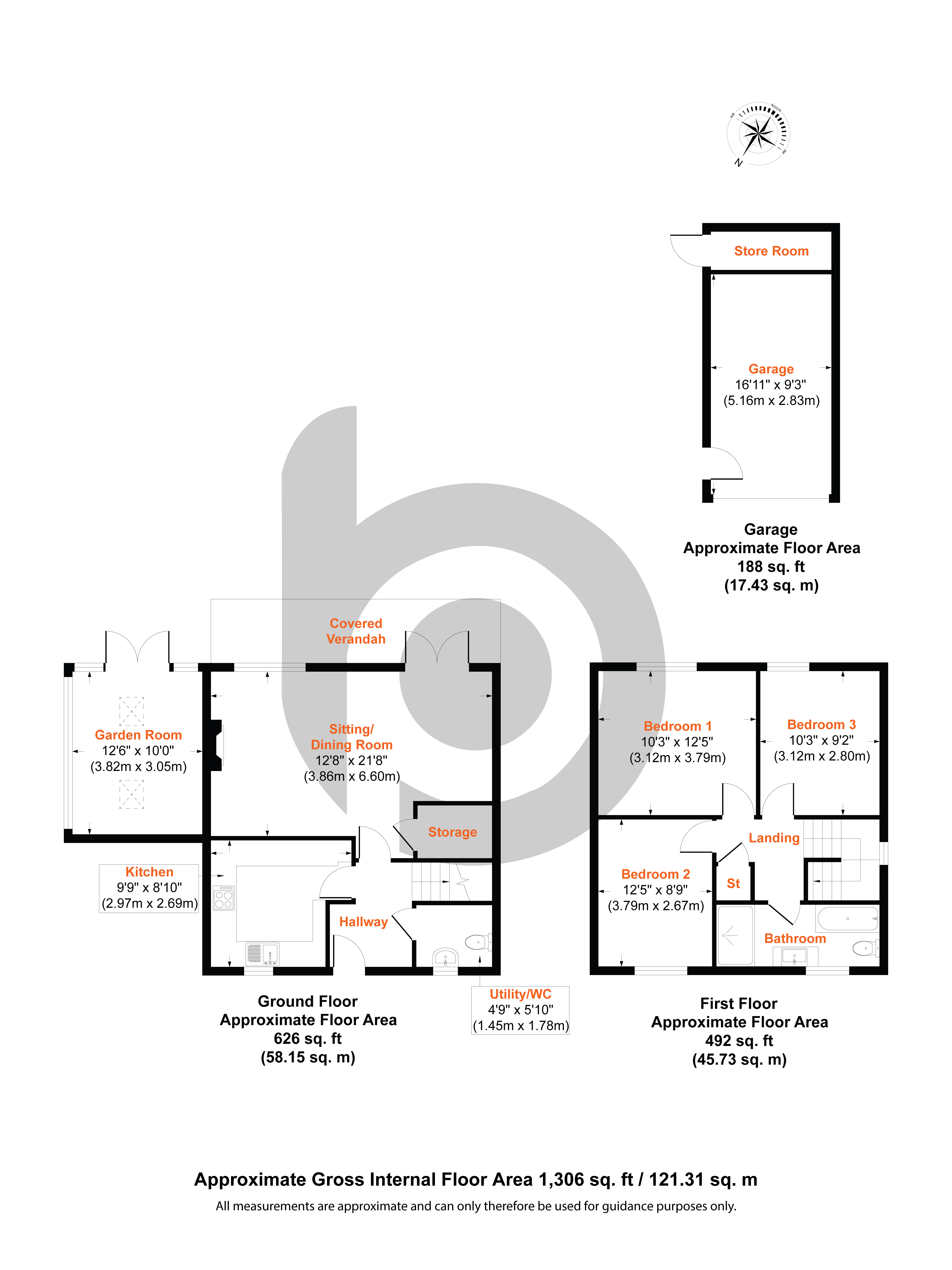 17, Barlands Close, Portland floorplan