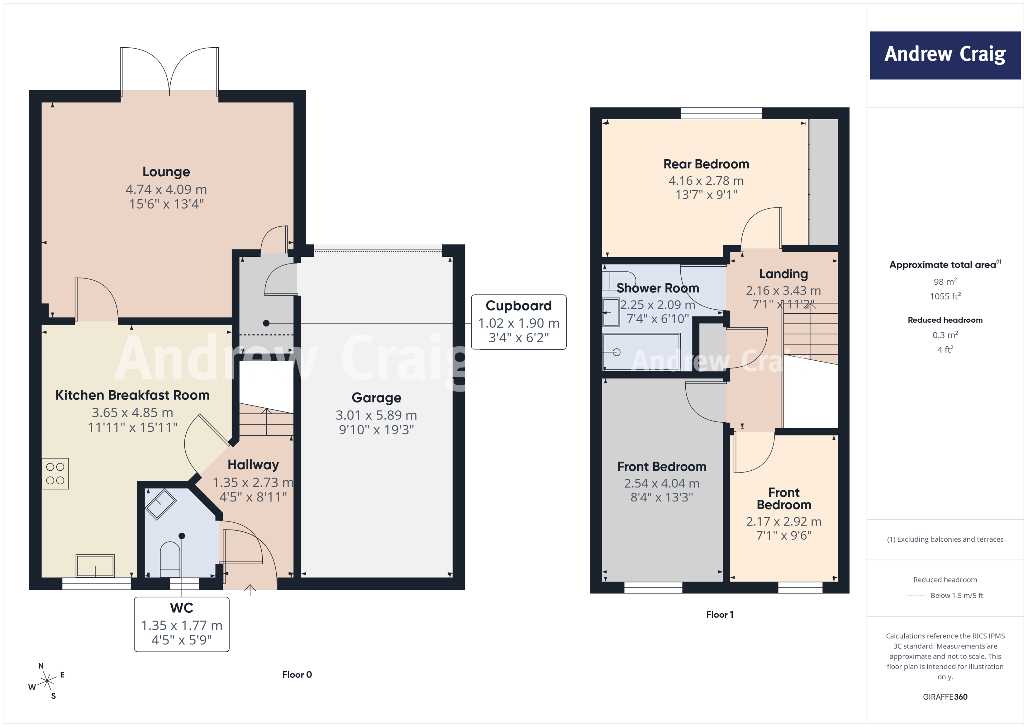10 Lyons Way, South Shields floorplan