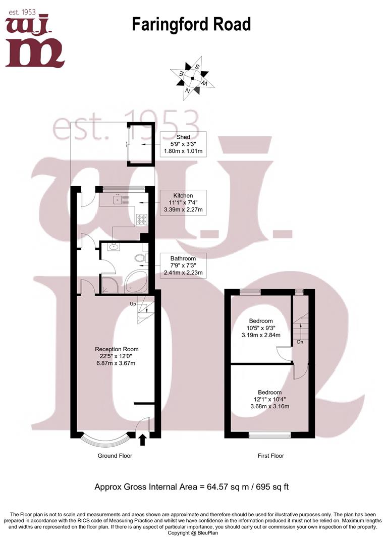 130, Faringford Road, Stratford floorplan