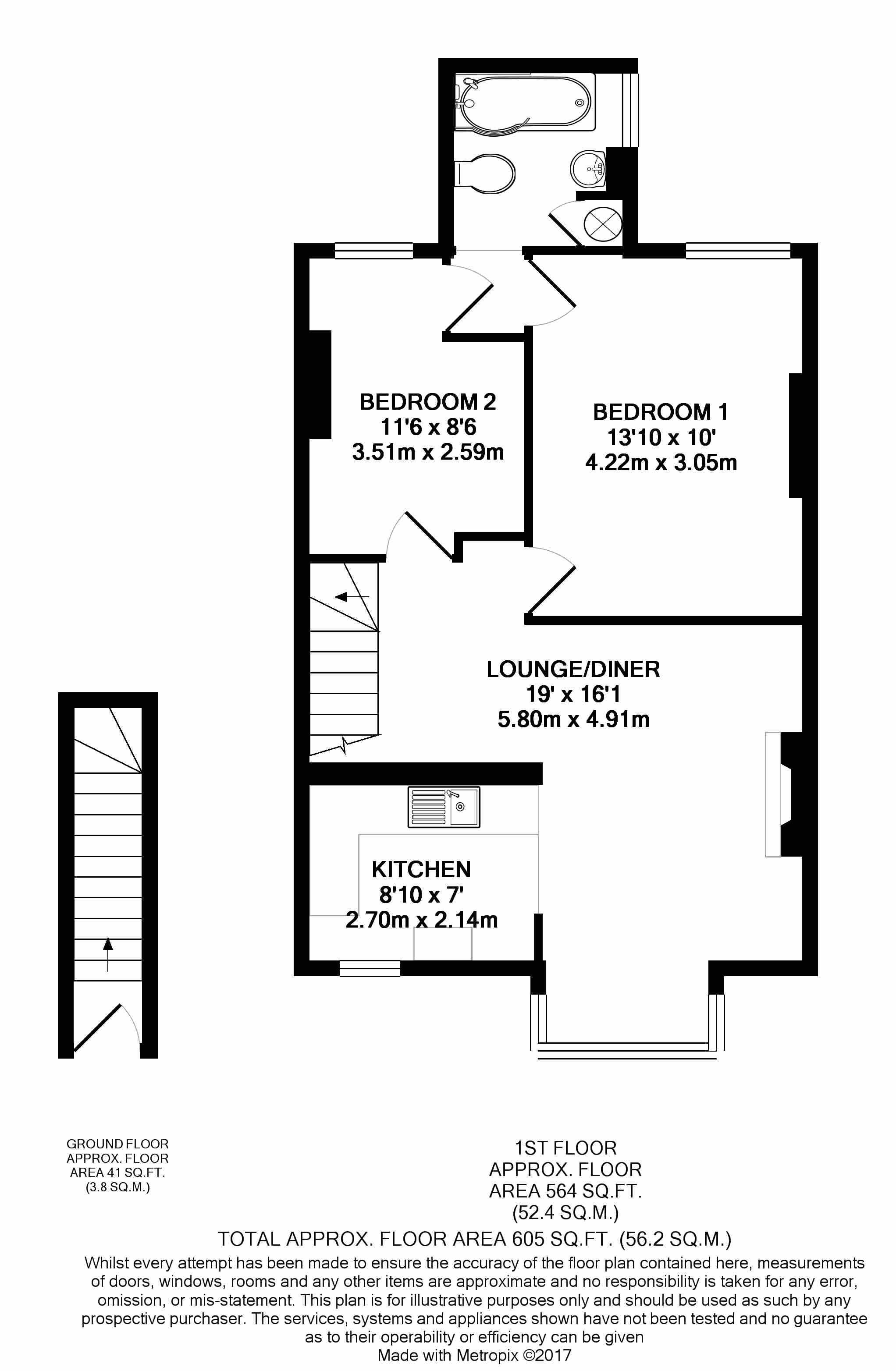 117a, Hallowell Road, Northwood floorplan