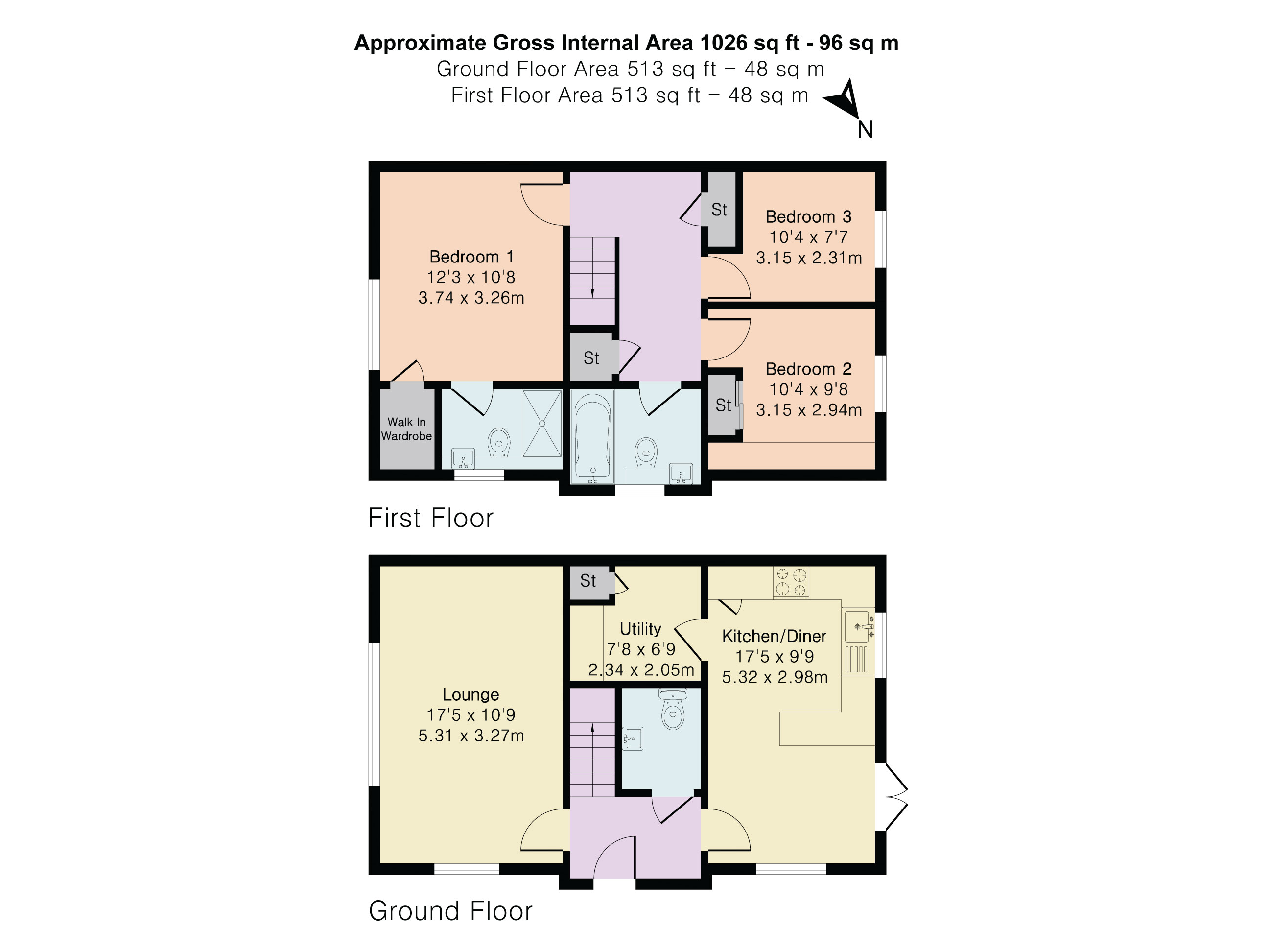 19, Harebell Drive, Congleton floorplan