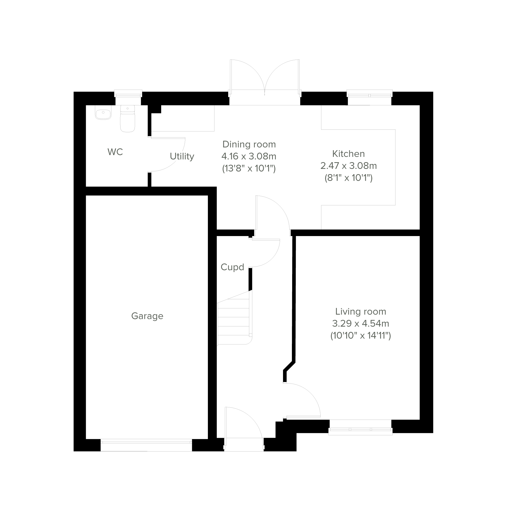 28, Ovington Court, Templetown, Consett, County Durham floorplan