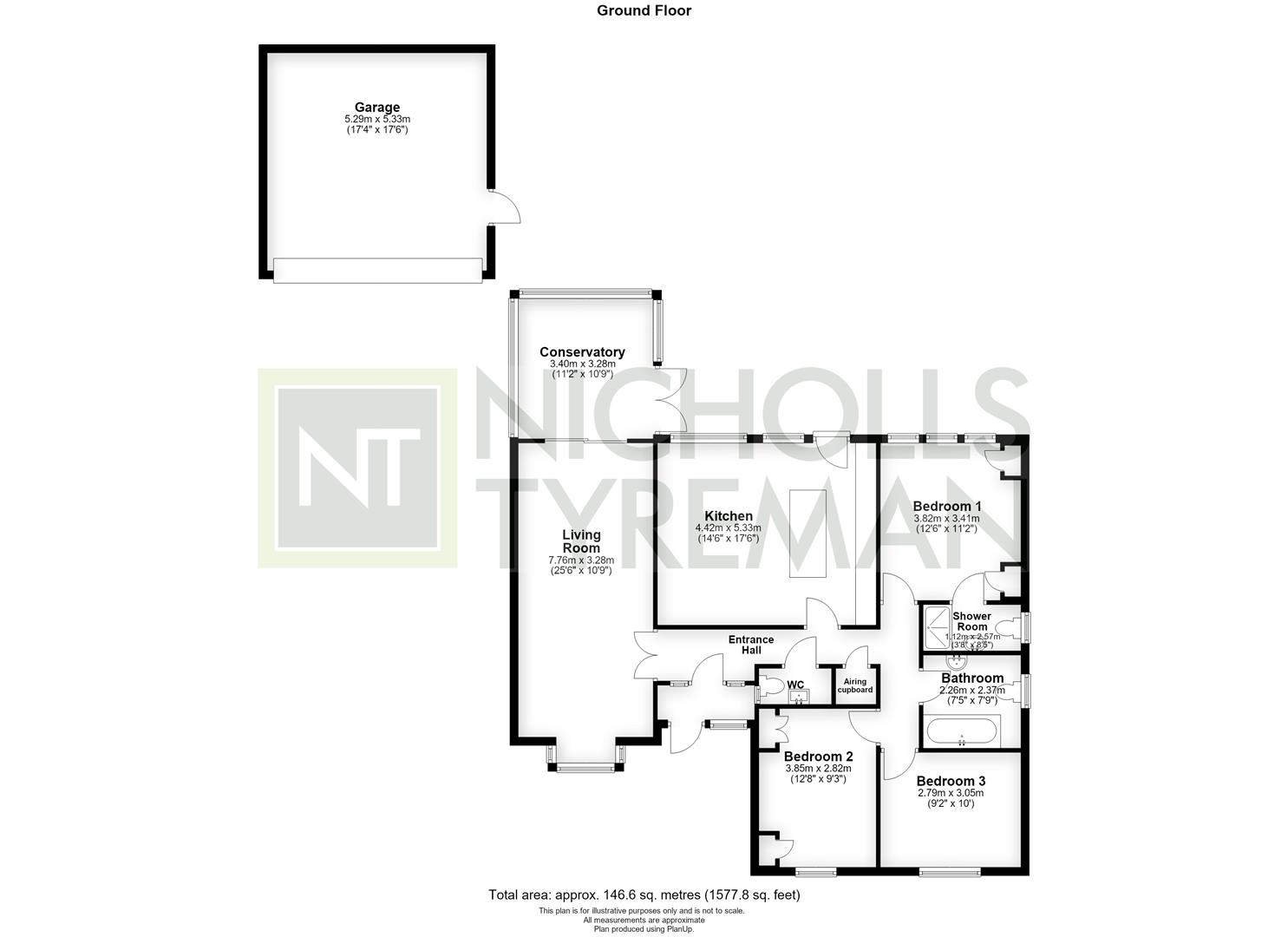 3, Rossett Gardens, Harrogate floorplan