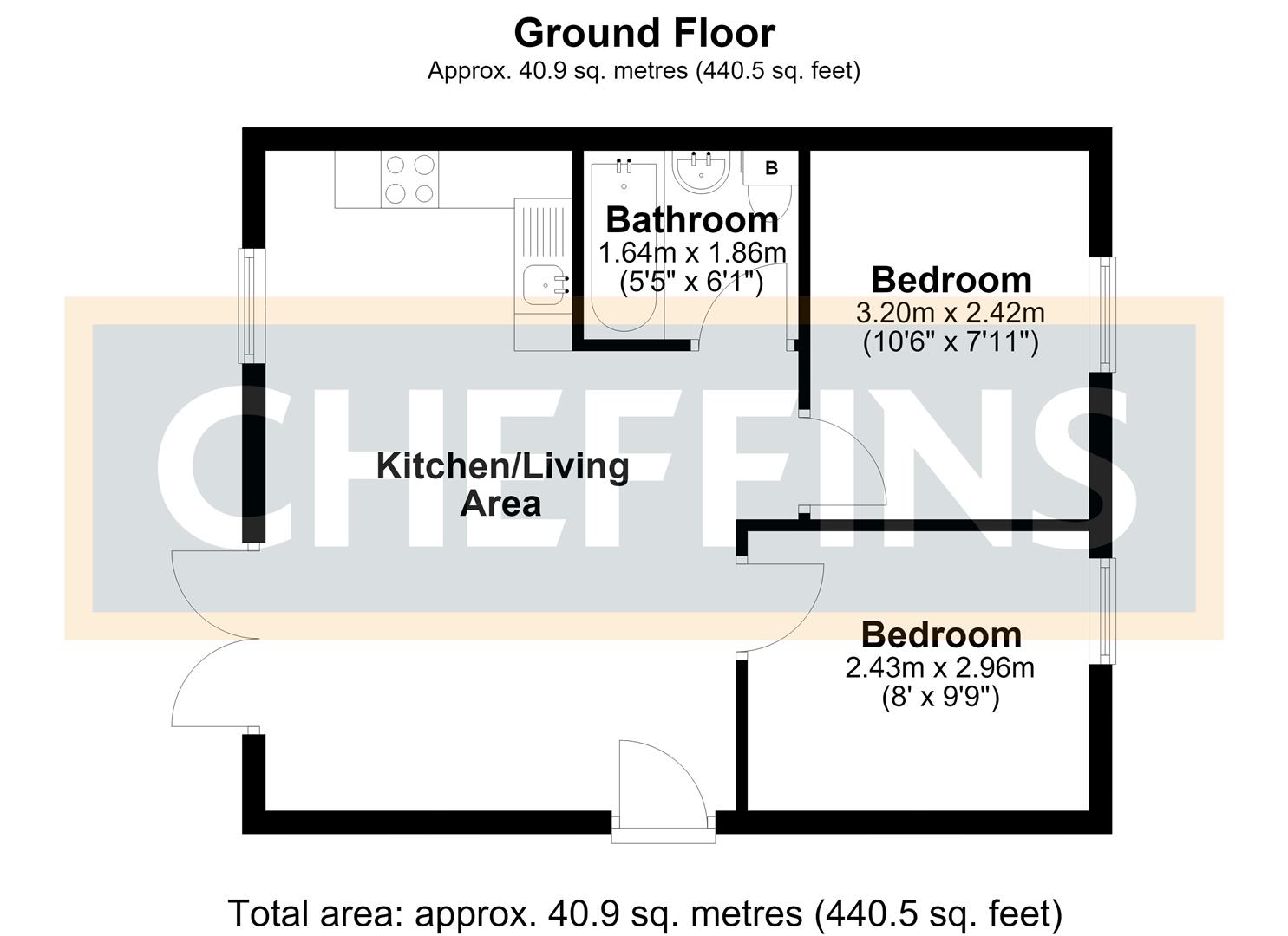 2, Trinity Hall, Ely floorplan