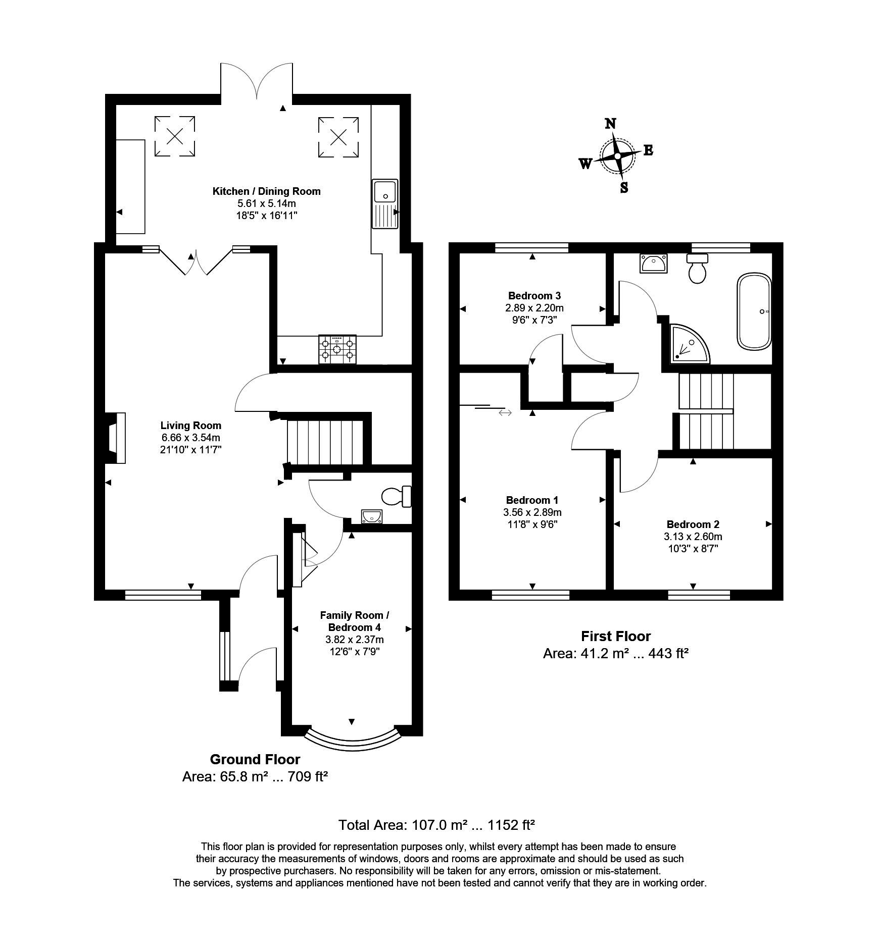 19, Norton Road, Camberley floorplan