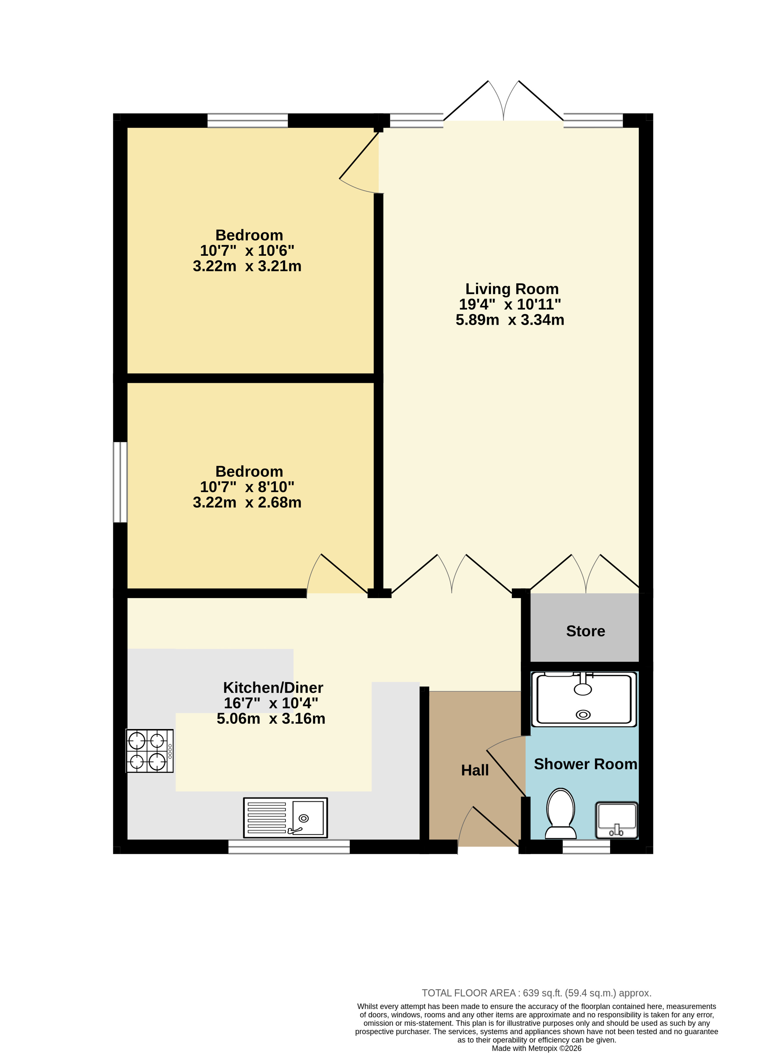 16, Rose Gardens, Minster floorplan