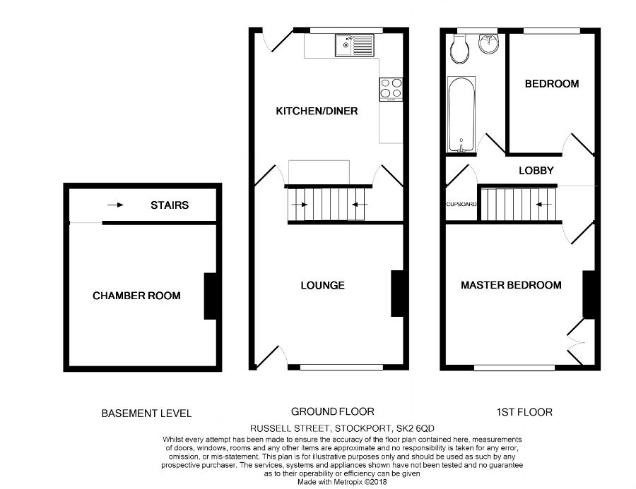 2 Bedrooms Terraced house for sale in Russell Street, Stockport SK2