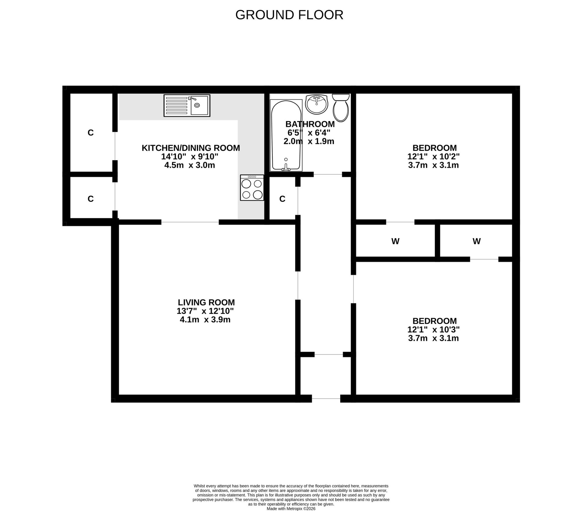 1 Nobles Court, Muir Of Ord floorplan