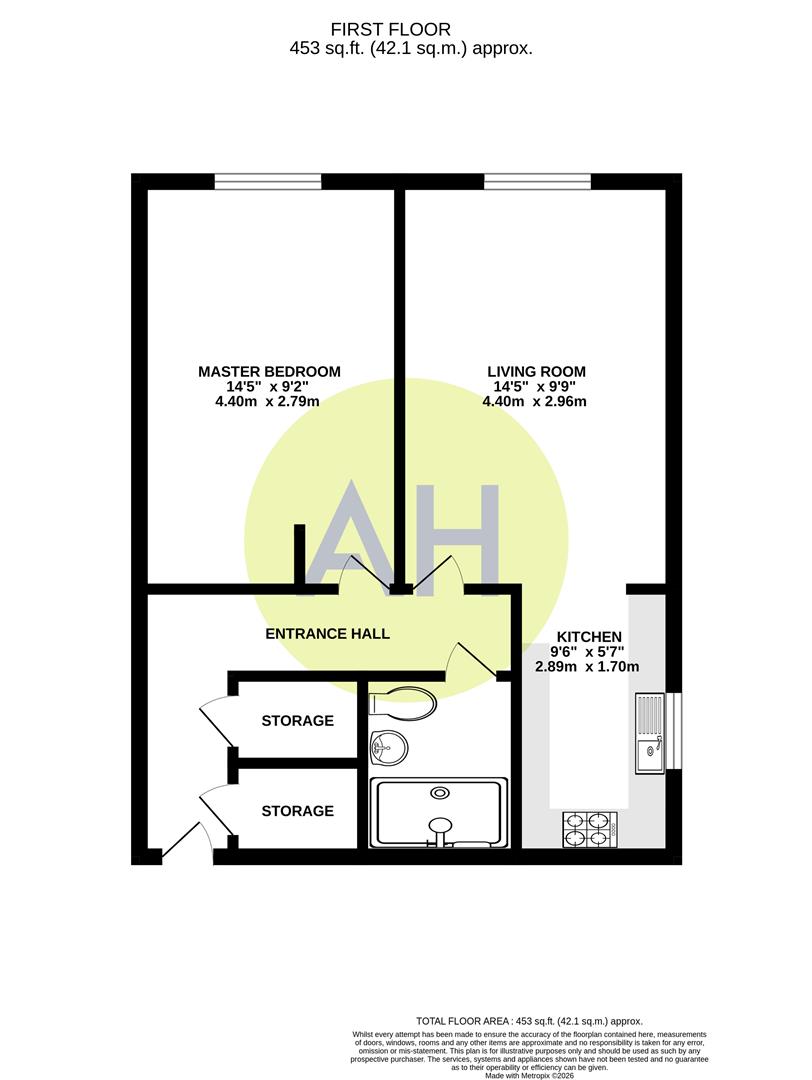 Flat 25, Woodhey Court, Alma Road, Sale floorplan