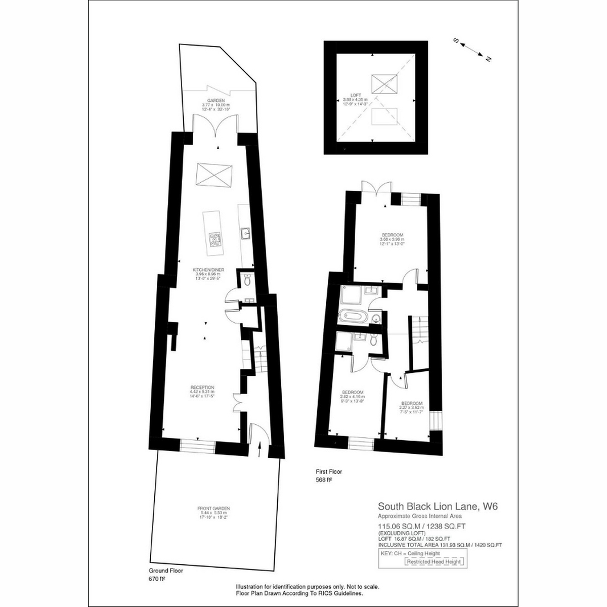 21, South Black Lion Lane, London floorplan