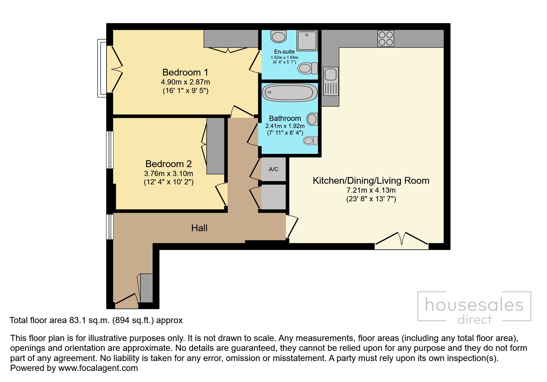 39, The Meridian, Reading floorplan