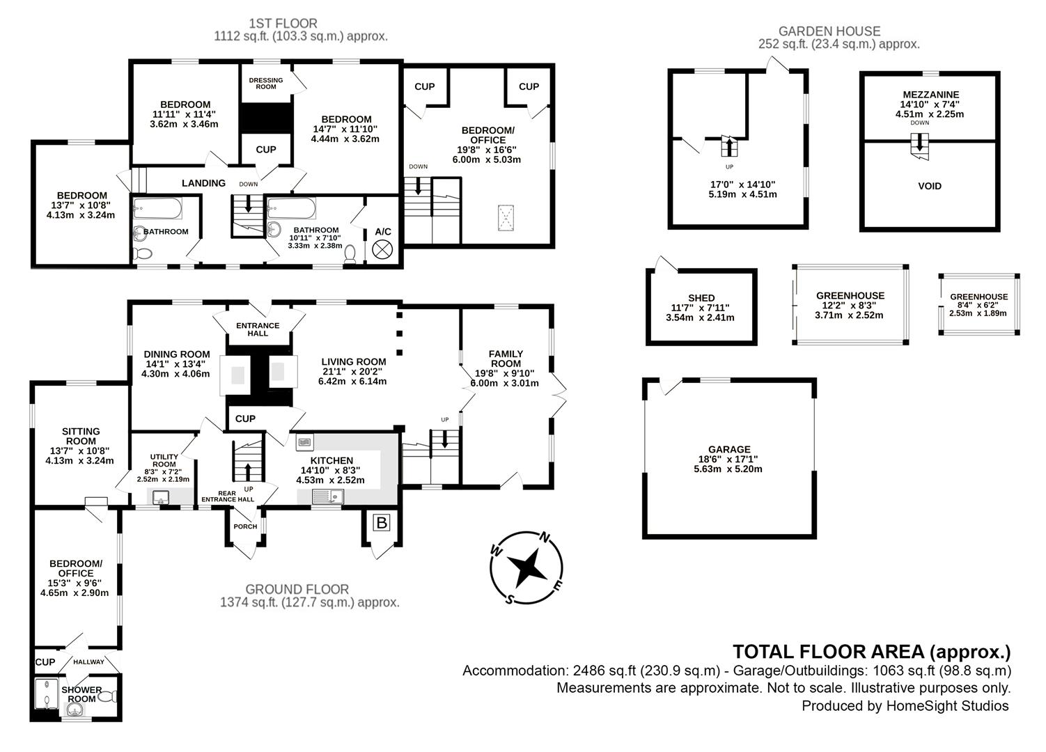 Virginia Cottage, The Street, Botesdale floorplan