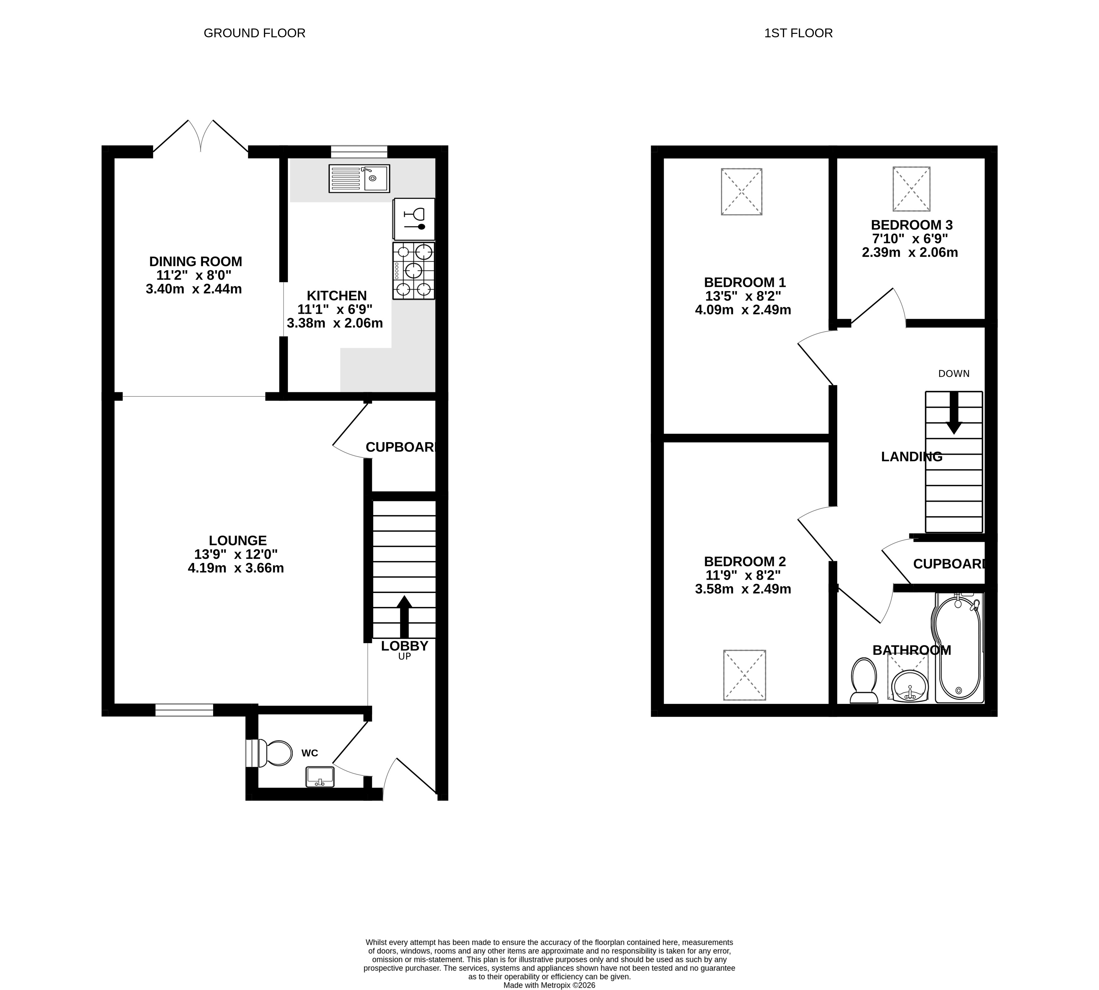 80, Downside Close, Dorset floorplan