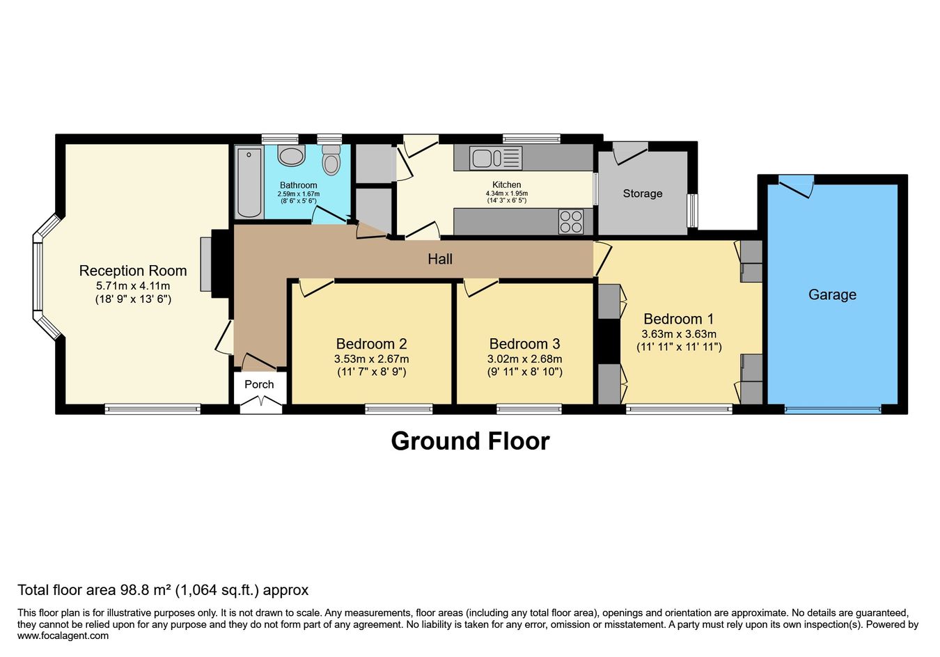 29, Swain Close, Rochester floorplan