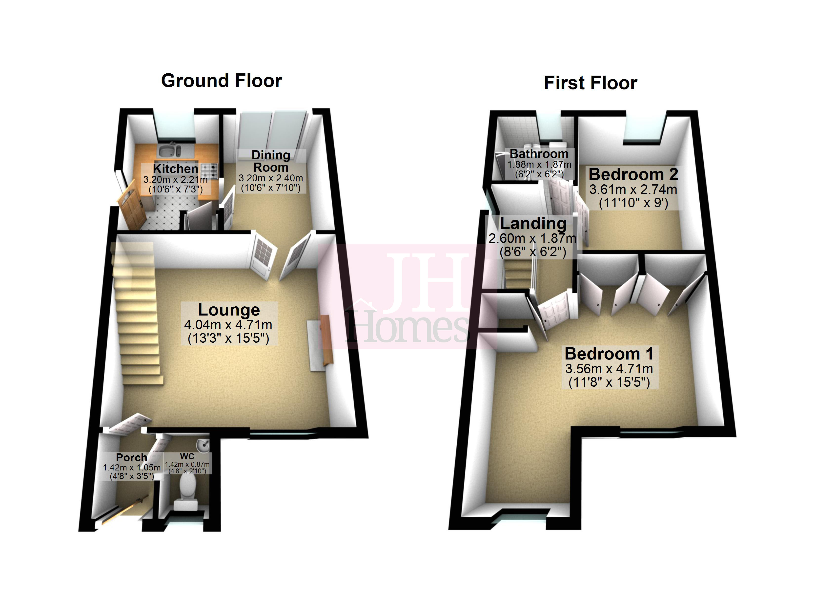 4, Deerfield, Ulverston floorplan
