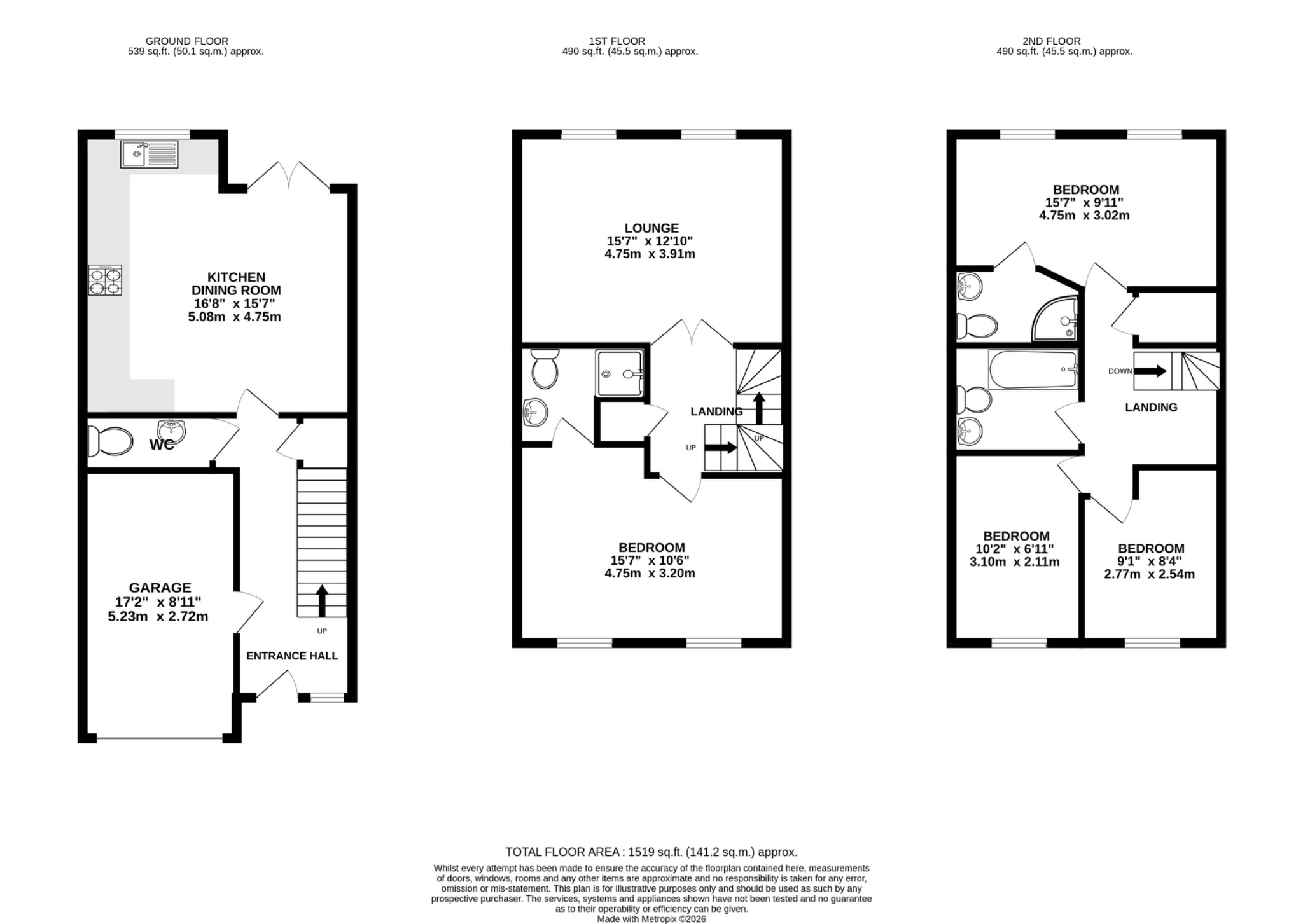 32 Princes Gate, High Wycombe, Buckinghamshire floorplan