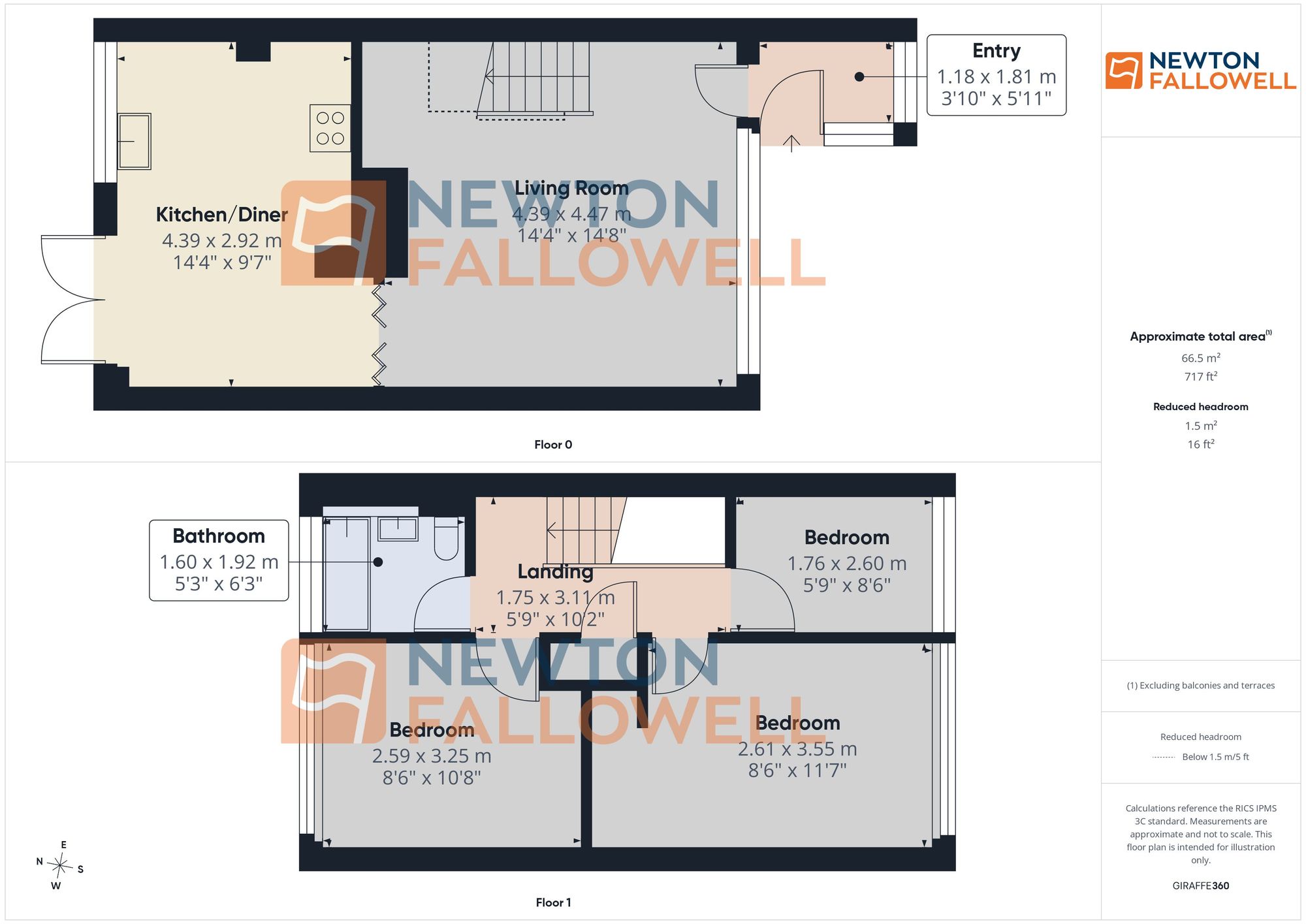 9 Charlemonte Close, Cannock floorplan