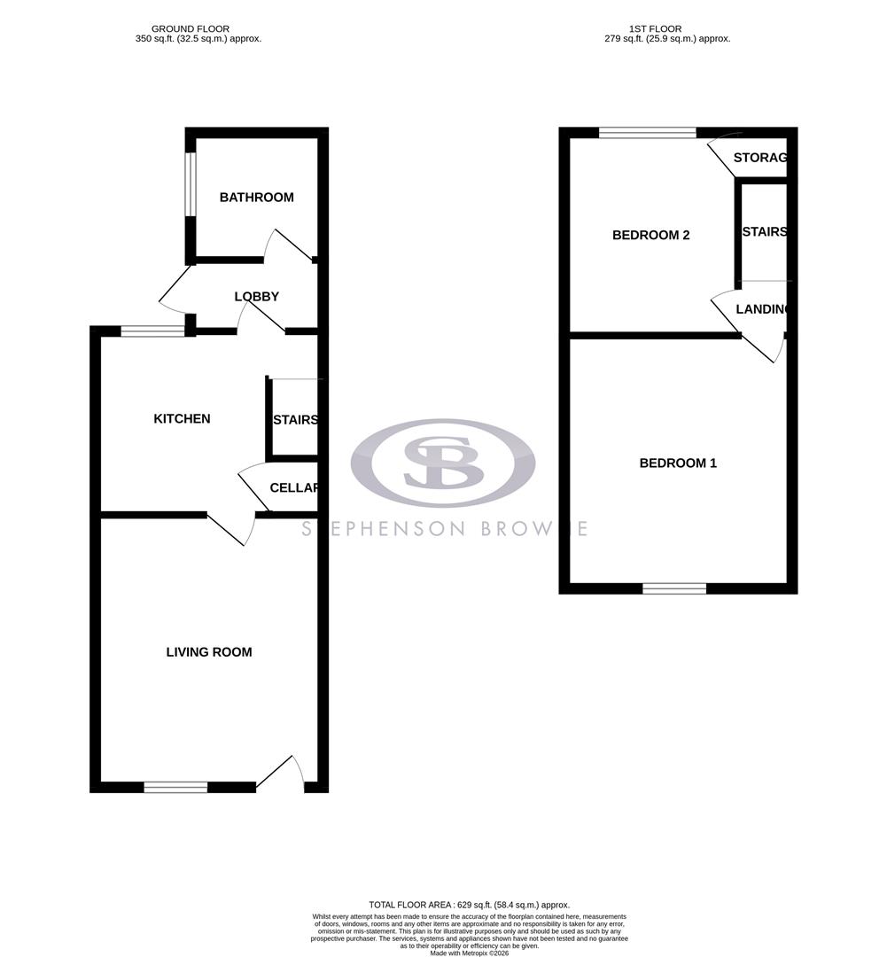 Chapel Street, Mow Cop floorplan