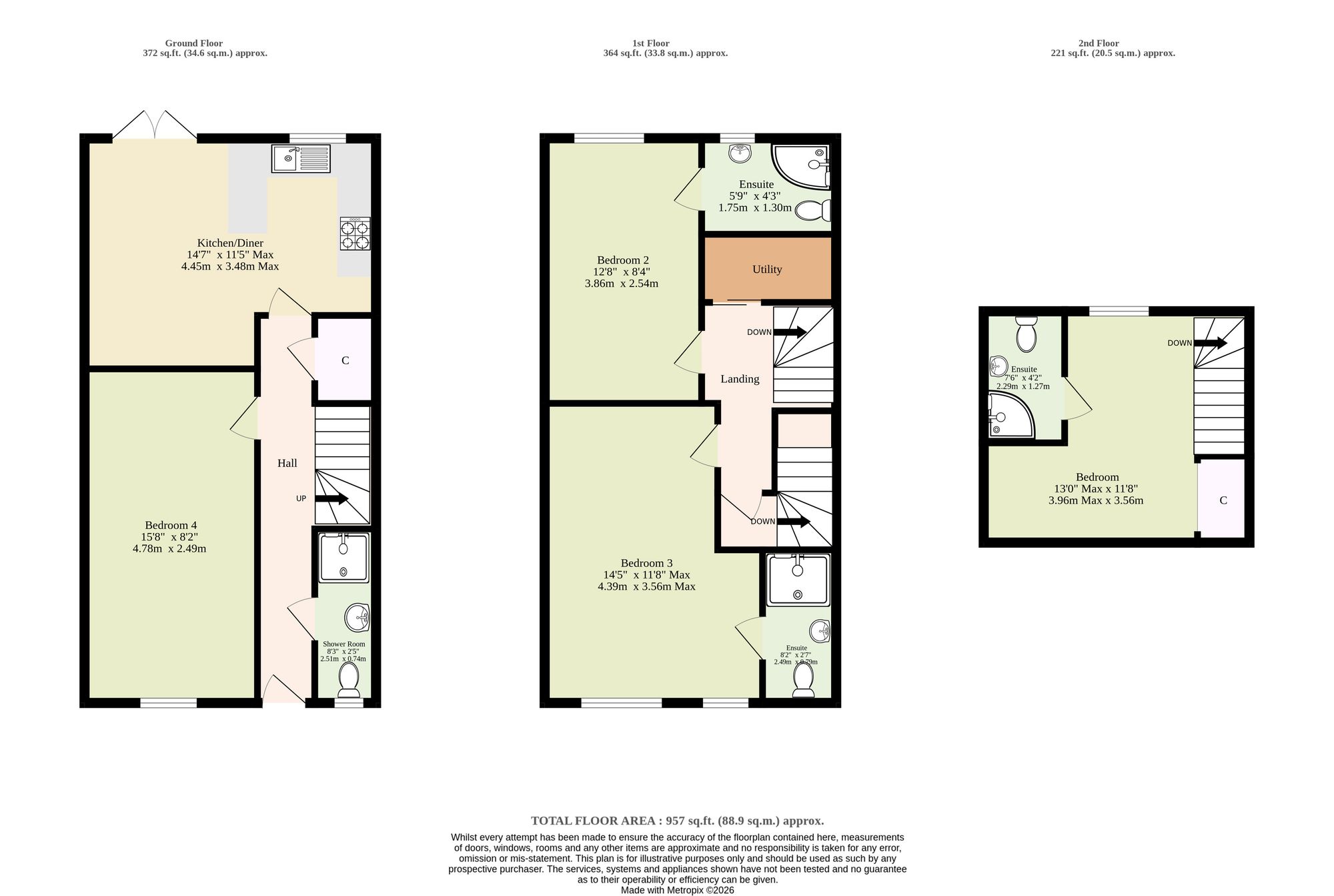 11 Brampton Court, Norwich floorplan