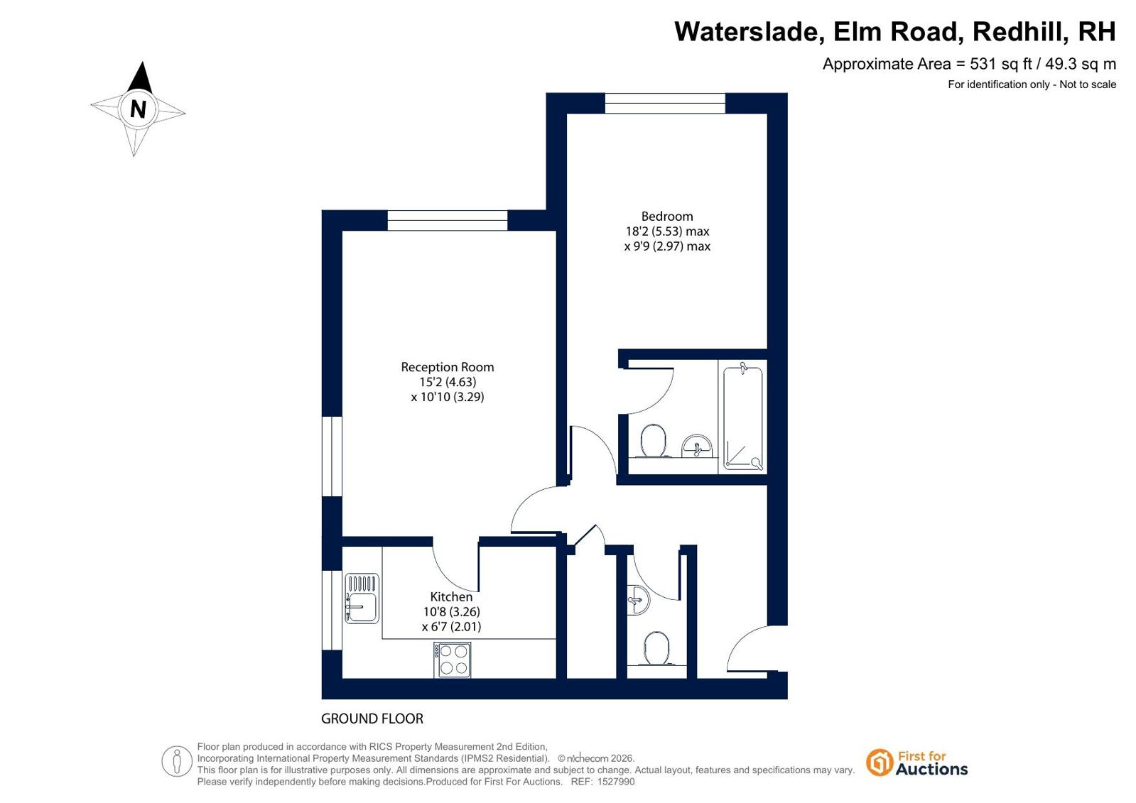 22, Waterslade, Redhill floorplan
