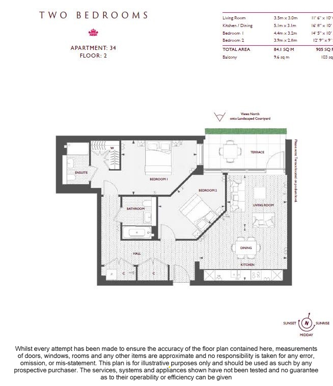 9 Yorke House, Royal Exchange, Kingston Upon Thames floorplan