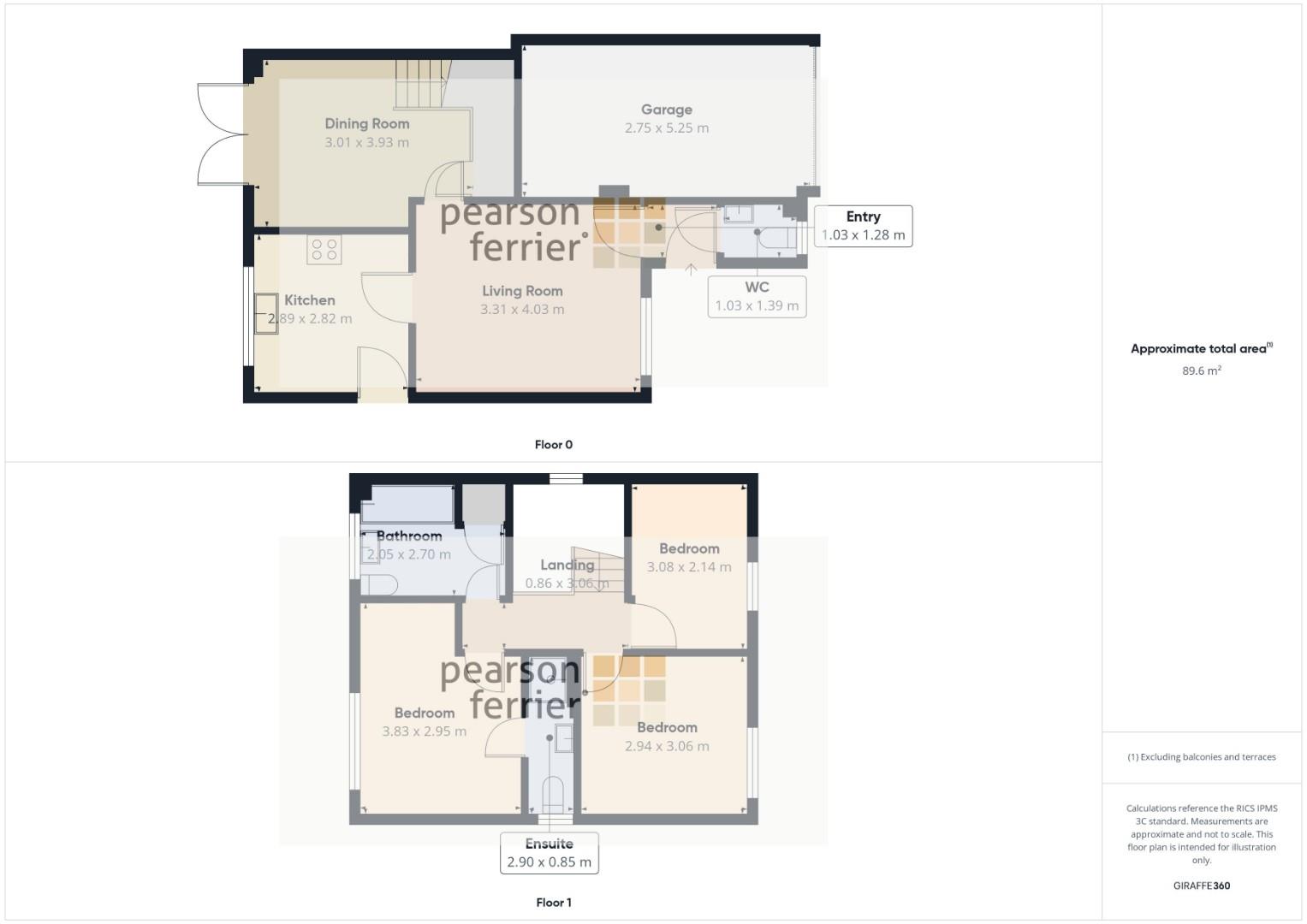 3, Arncliffe Close, Bury floorplan