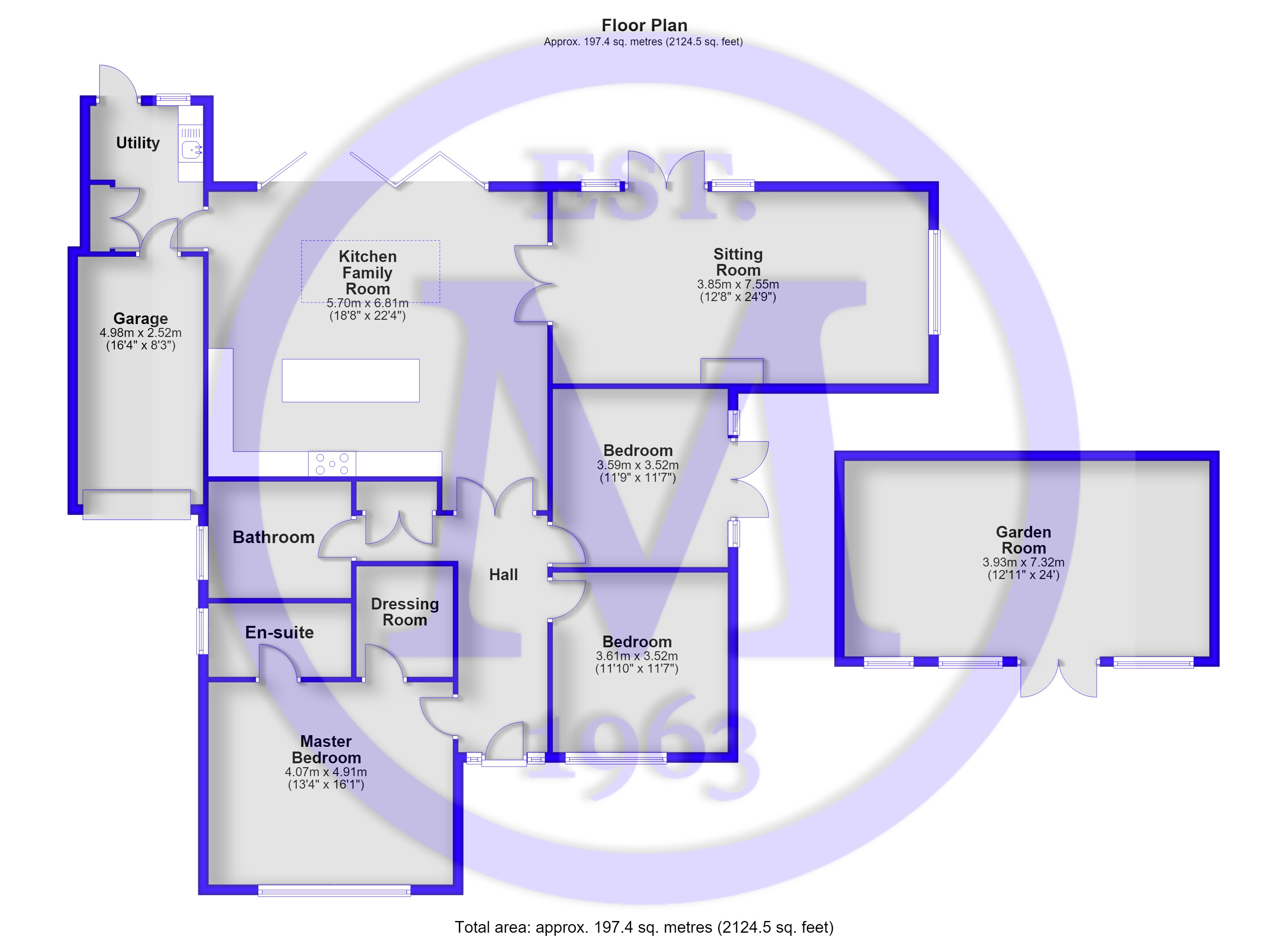 24, Albany Close, New Milton floorplan